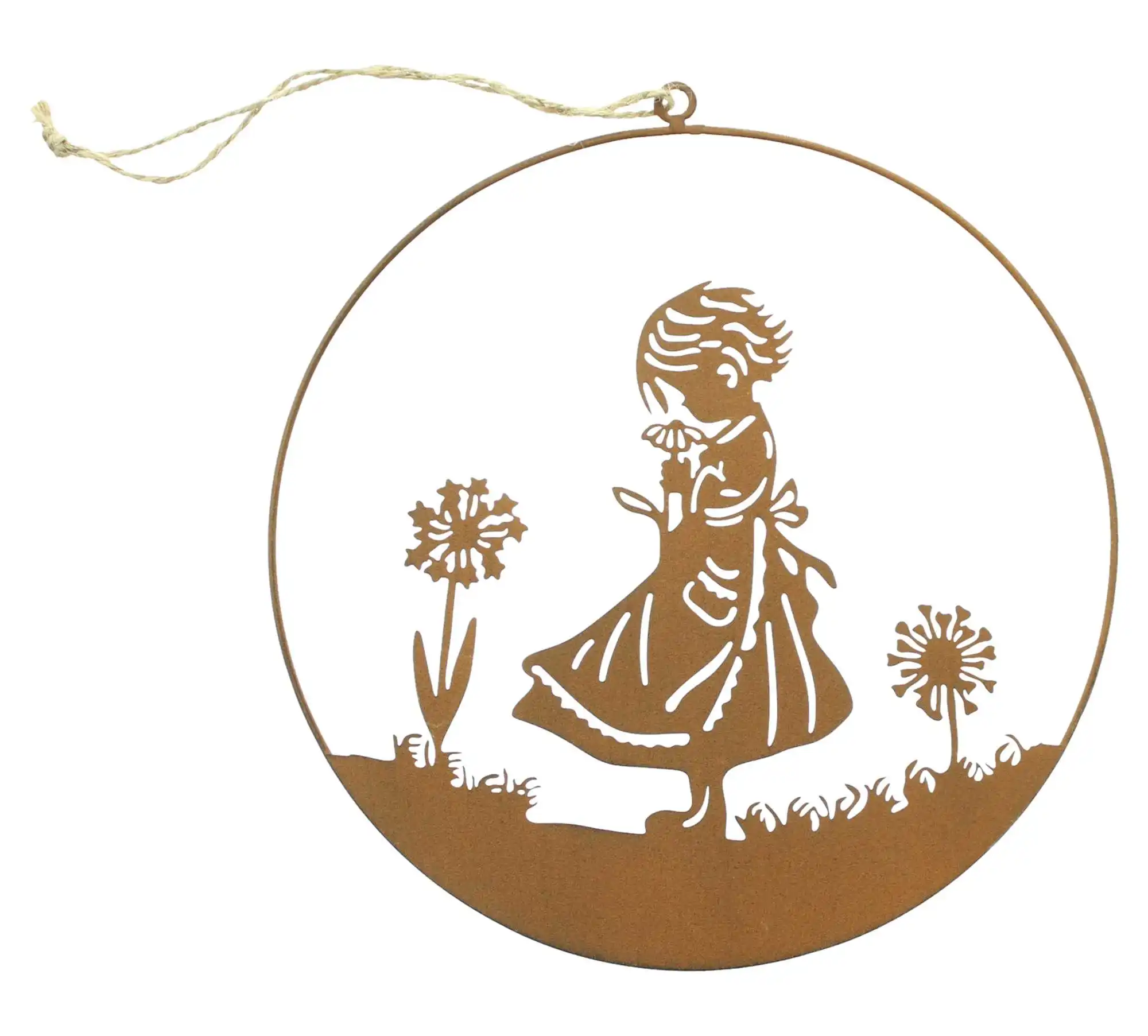 Hänger "Mädchen mit Blume"  im Frank Flechtwaren Online Shop für  kaufen