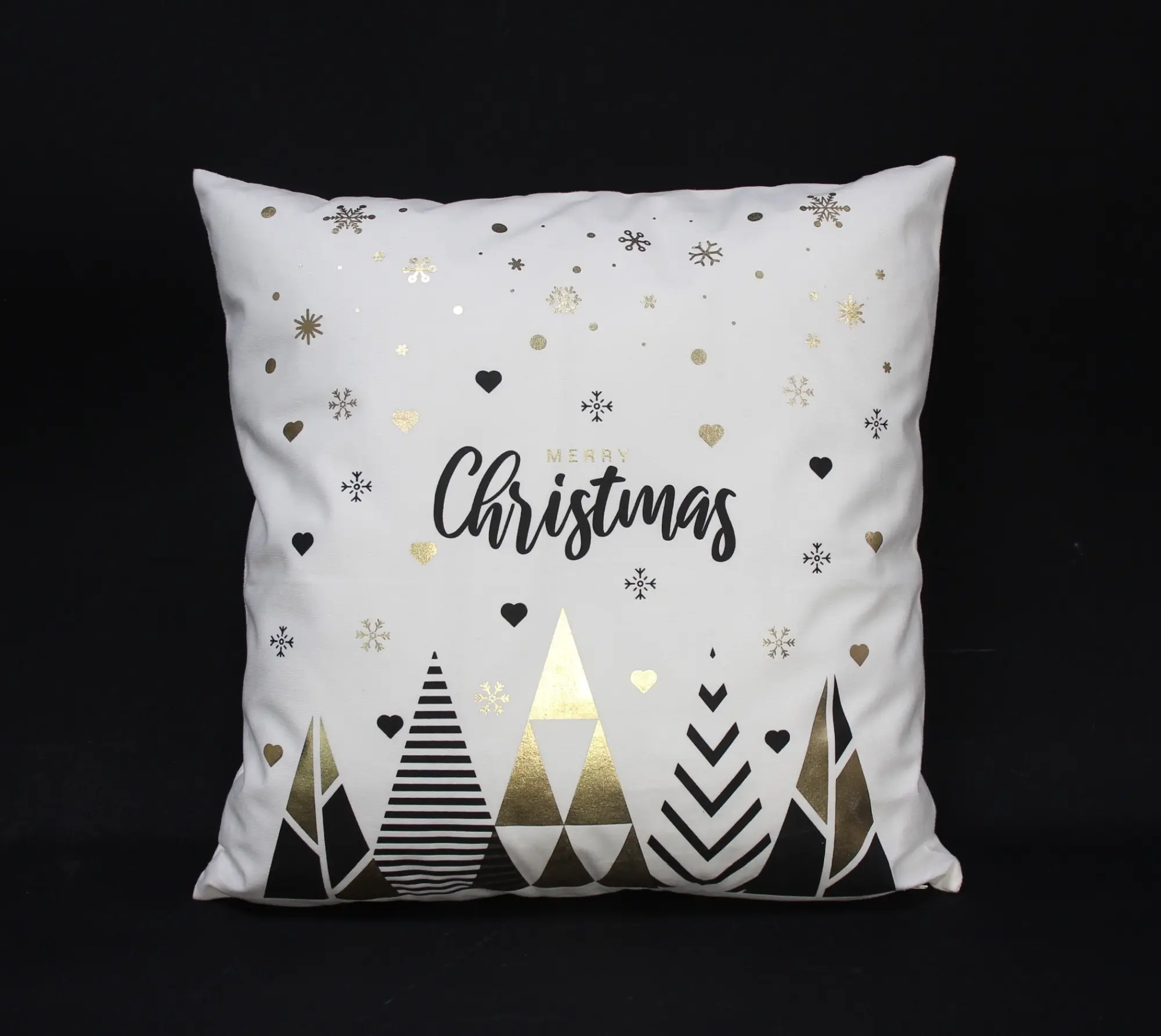 Kissenhülle "Black'n'Gold"  im Frank Flechtwaren Online Shop für Kissen &amp; Kissenhüllen kaufen