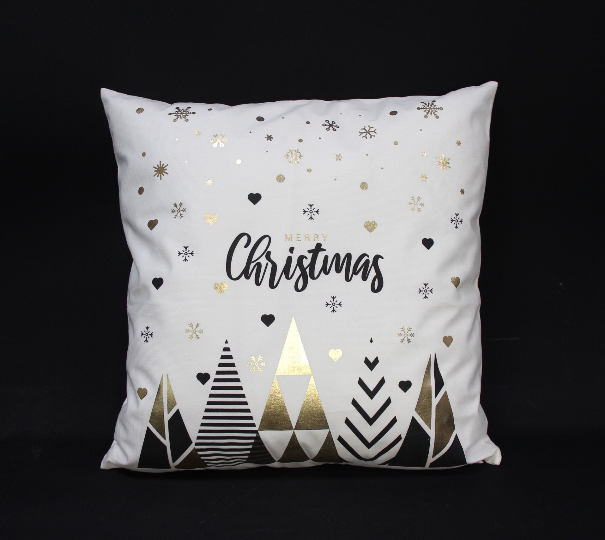 Kissenhülle "Black'n'Gold"  im Frank Flechtwaren Online Shop für Kissen &amp; Kissenhüllen kaufen