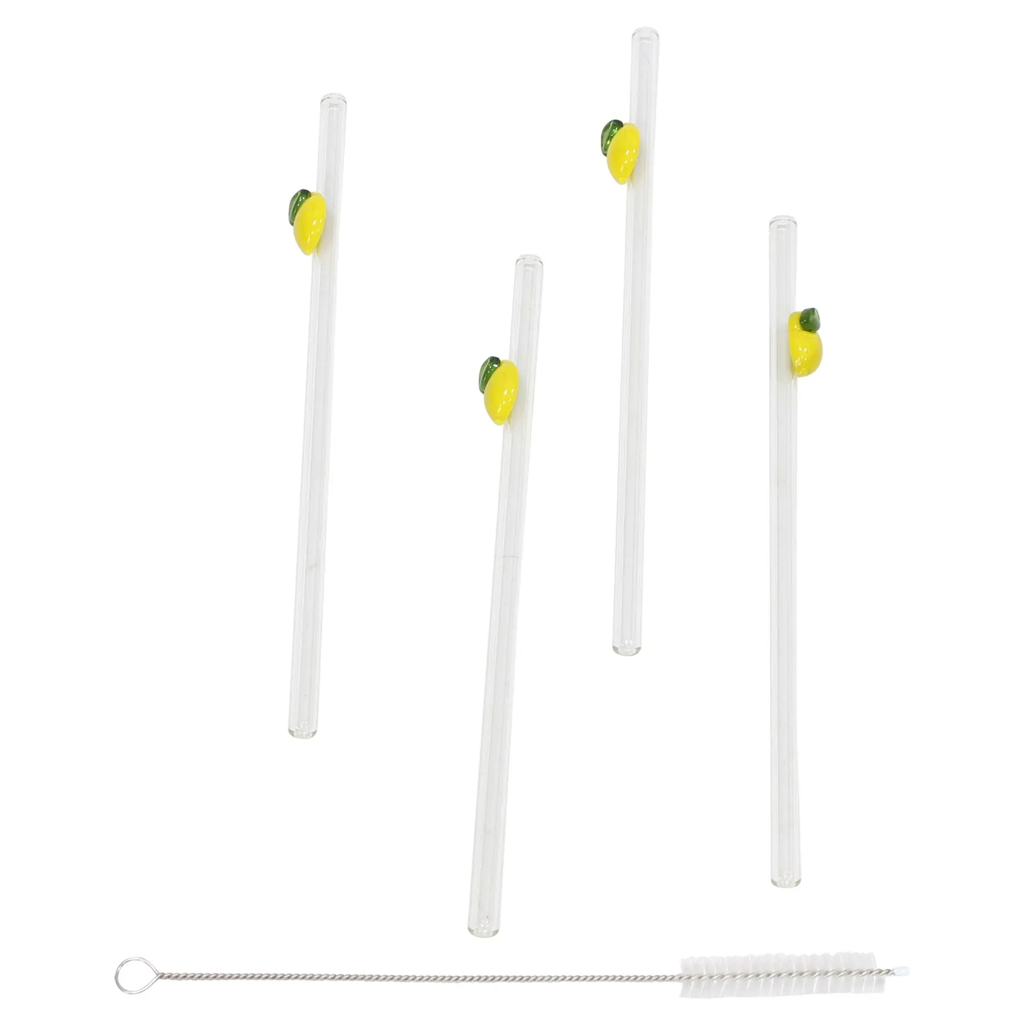 Strohhalm "Zitrone", 4er Set  im Frank Flechtwaren Online Shop für Lemon Sorbet kaufen