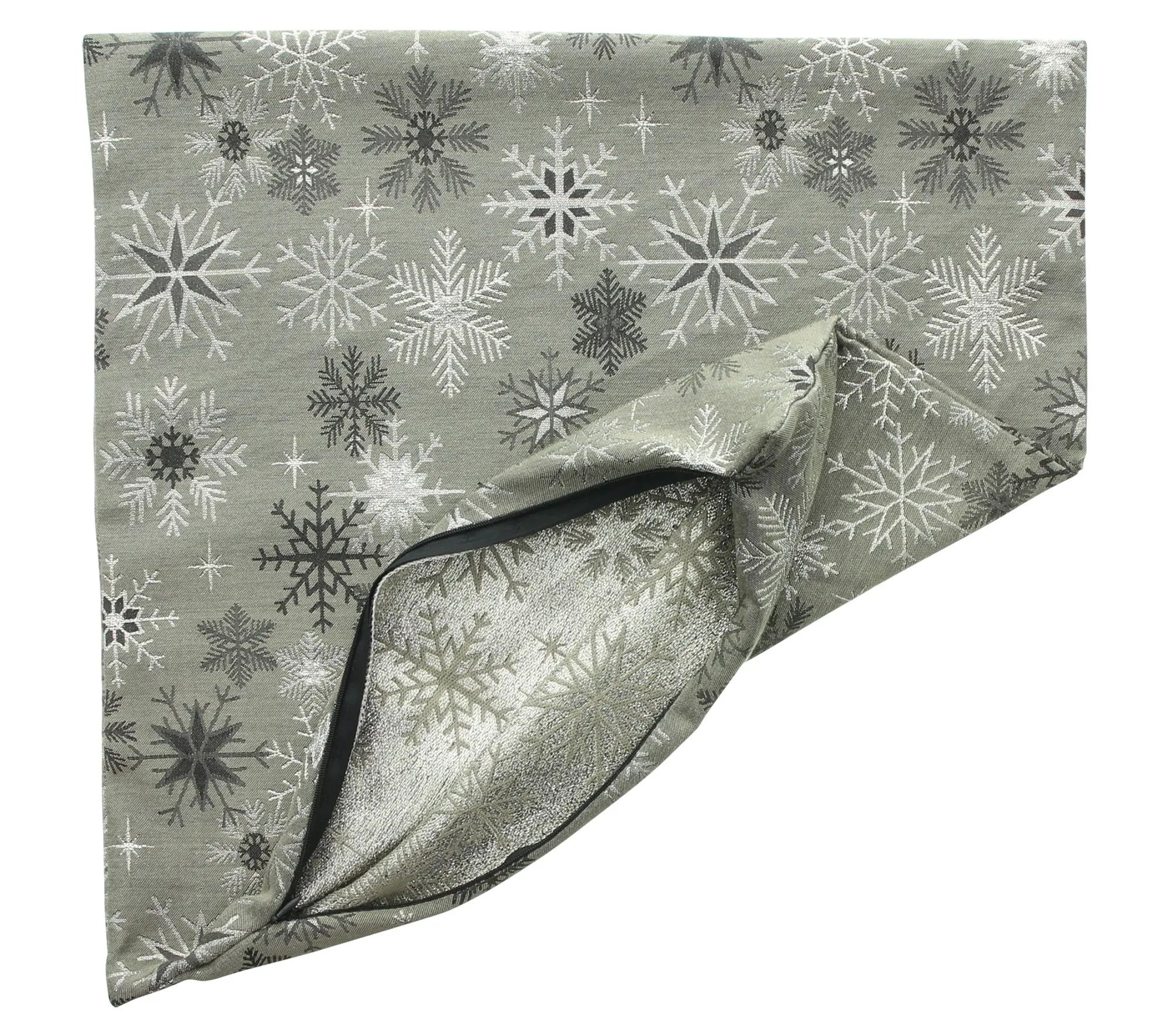 Kissenhülle "Shiny Snowflakes", 2er Set  im Frank Flechtwaren Online Shop für Kissen &amp; Kissenhüllen kaufen