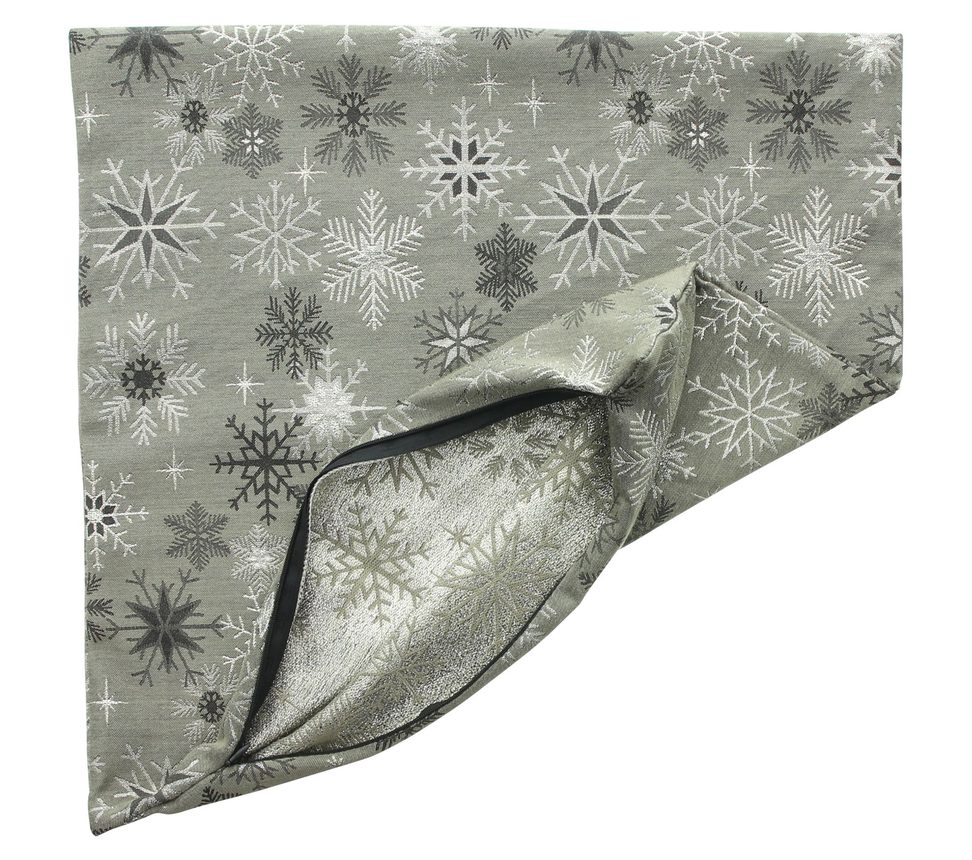 Kissenhülle "Shiny Snowflakes", 2er Set  im Frank Flechtwaren Online Shop für Weihnachten kaufen