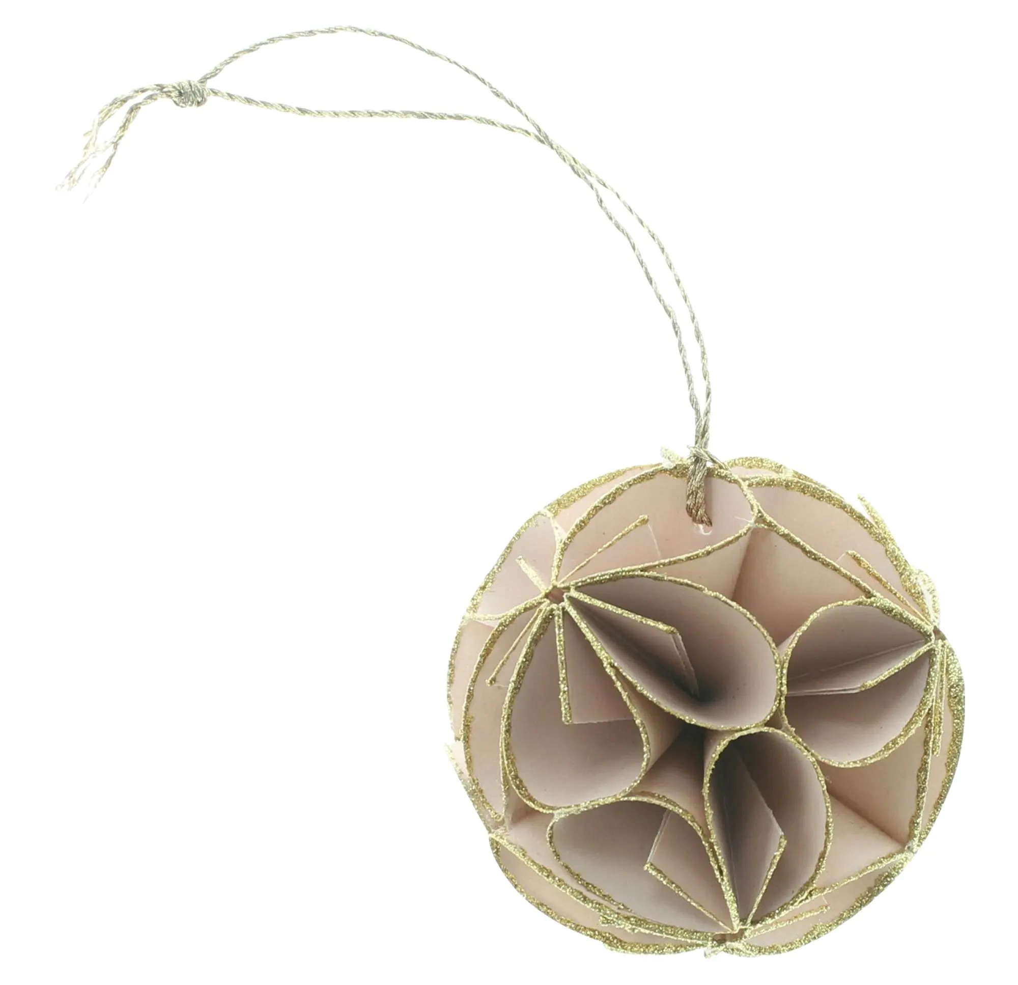 Deko-Hänger "Weihnachtskugel", 4er Set  im Frank Flechtwaren Online Shop für Metallic Glam kaufen
