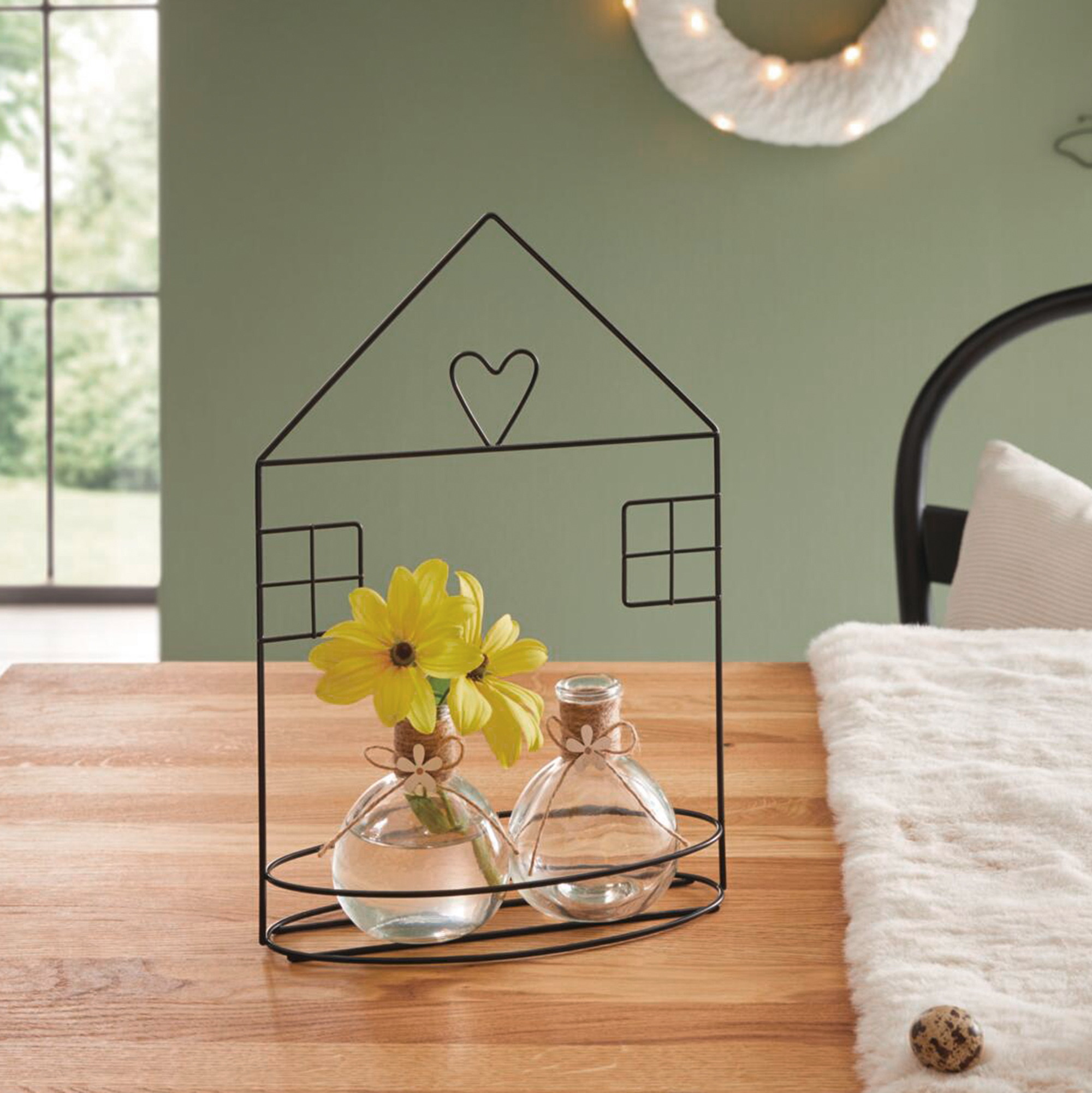 Vasenhalter "Häuschen"  im Frank Flechtwaren Online Shop für Gerade eingetroffen kaufen