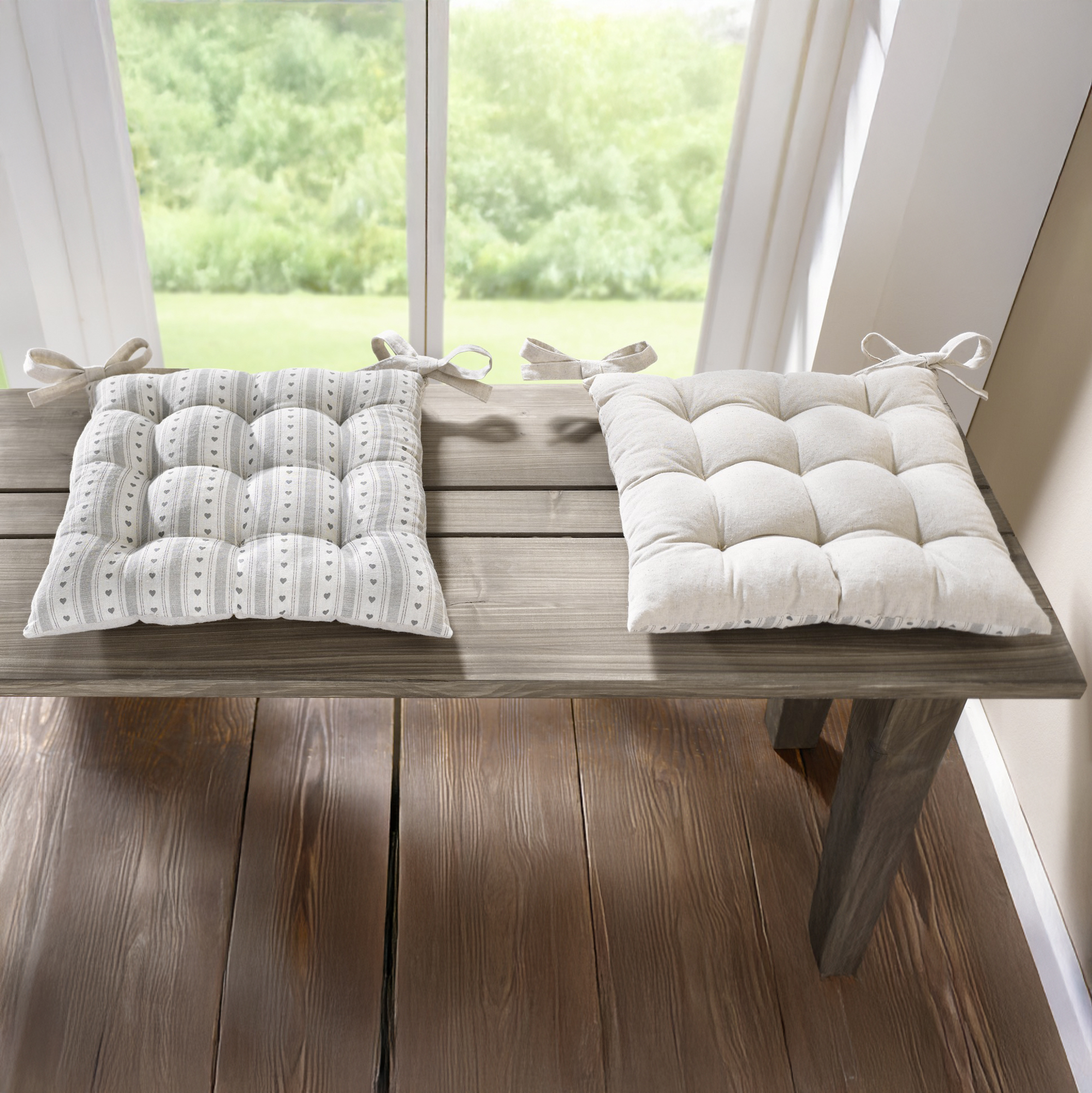 Stuhlkissen "Cottage"  im Frank Flechtwaren Online Shop kaufen