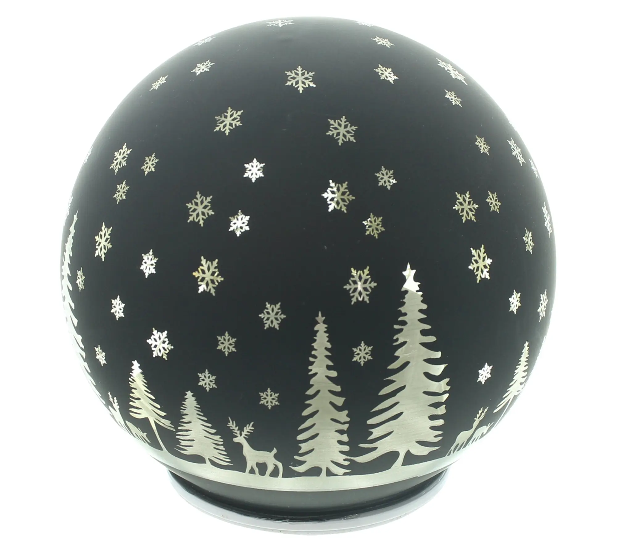 LED-Kugel "Winternacht"  im Frank Flechtwaren Online Shop für LED-Deko kaufen