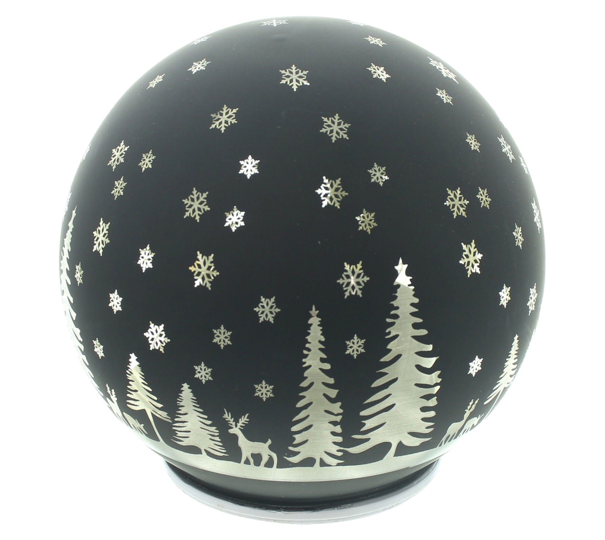 LED-Kugel "Winternacht"  im Frank Flechtwaren Online Shop für Weihnachten kaufen