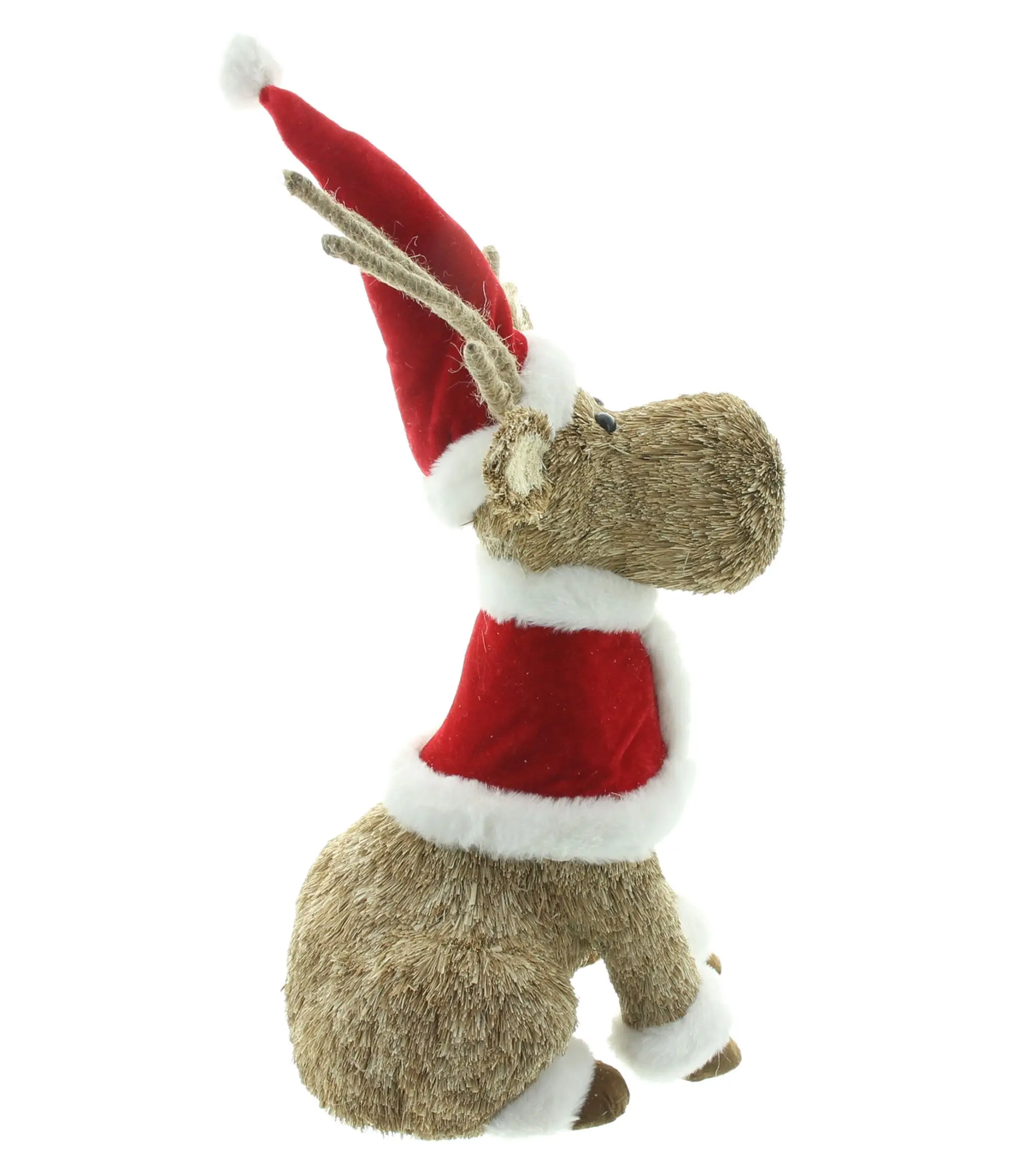 Deko-Figur "Santa's Deer"  im Frank Flechtwaren Online Shop für Weihnachtsmänner kaufen