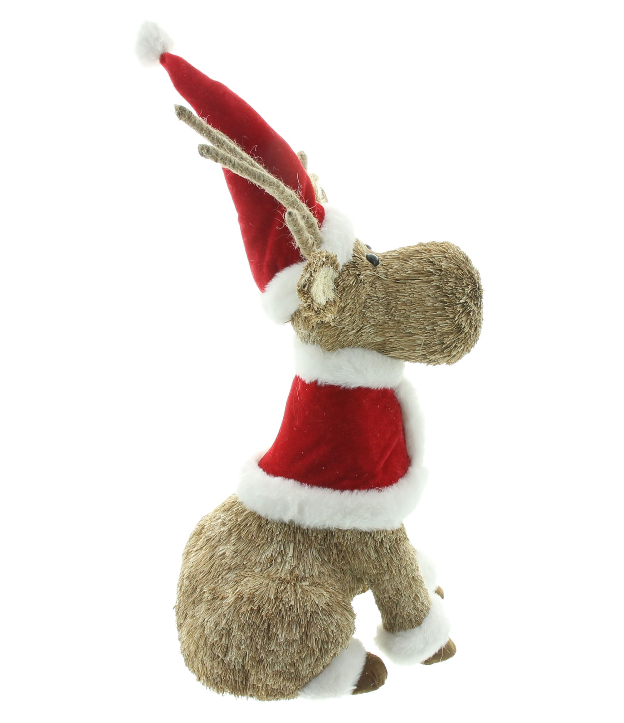 Deko-Figur "Santa's Deer"  im Frank Flechtwaren Online Shop für Weihnachtsmänner kaufen