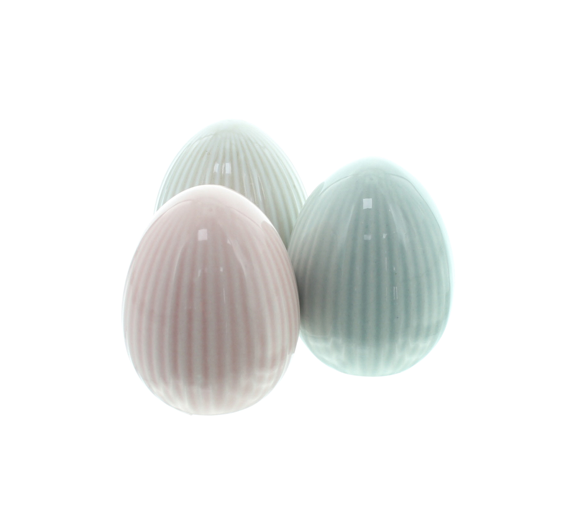 Osterei "Struktur", 3er Set  im Frank Flechtwaren Online Shop für Bunte Osterzeit kaufen