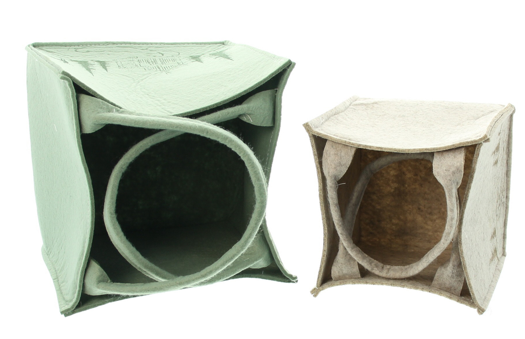 Tasche "Winterwald", 2er Set, B-Ware im Frank Flechtwaren Online Shop für Deko kaufen Tasche "Winterwald", 2er Set, B-Ware im Frank Flechtwaren Online Shop für Deko kaufen