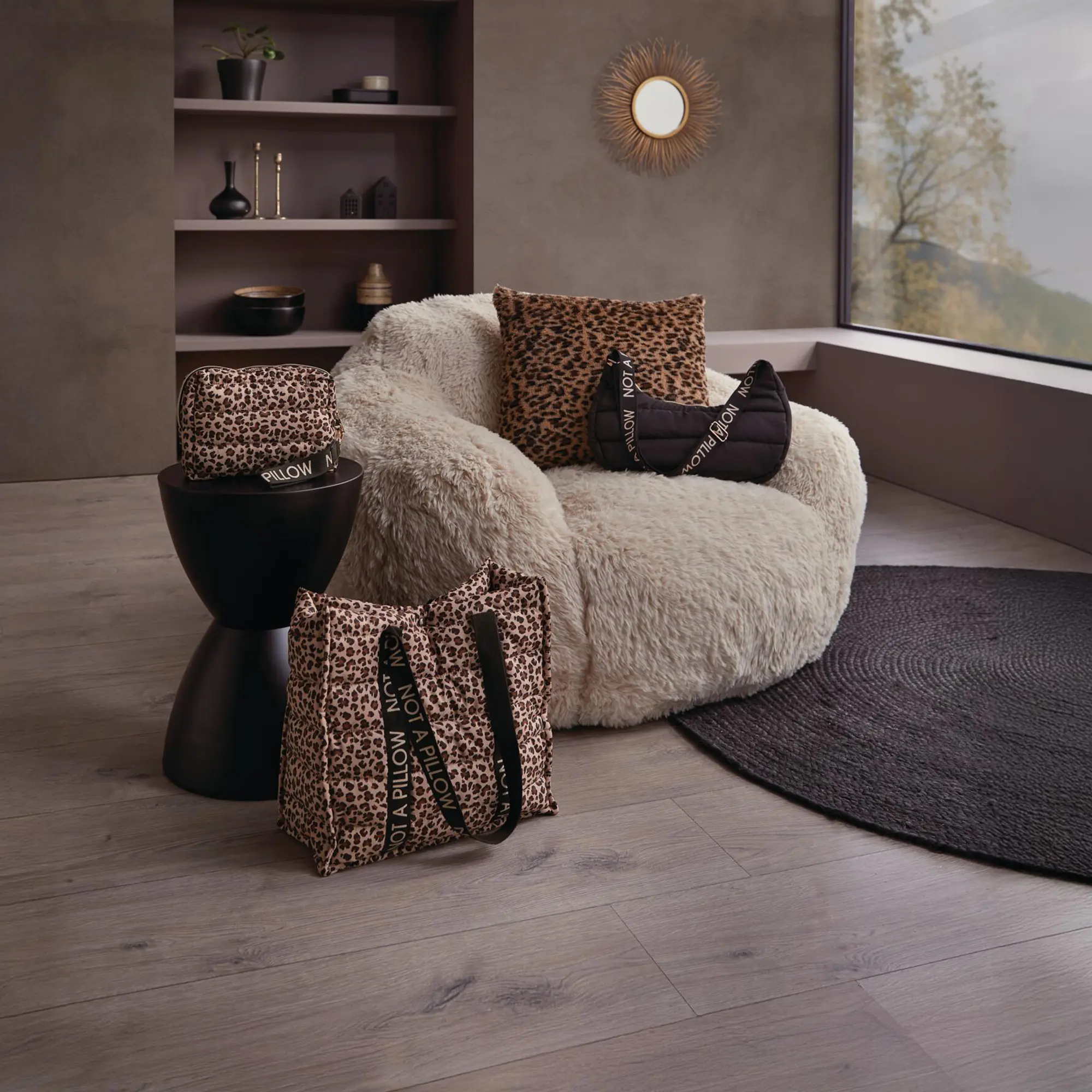 Tasche "Leoprint"  im Frank Flechtwaren Online Shop für Animal Print kaufen
