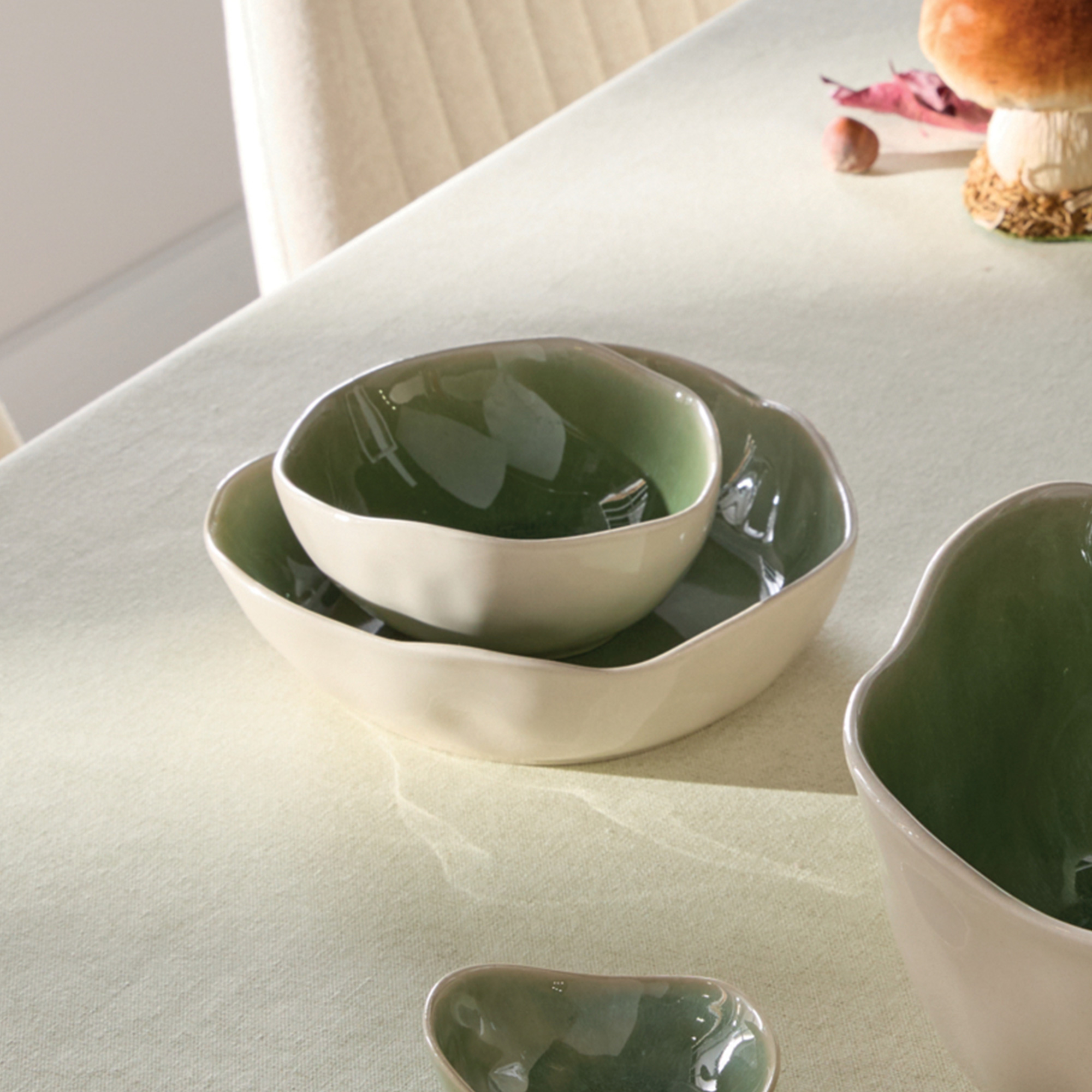 Schüssel "Organic", 2er Set  im Frank Flechtwaren Online Shop kaufen