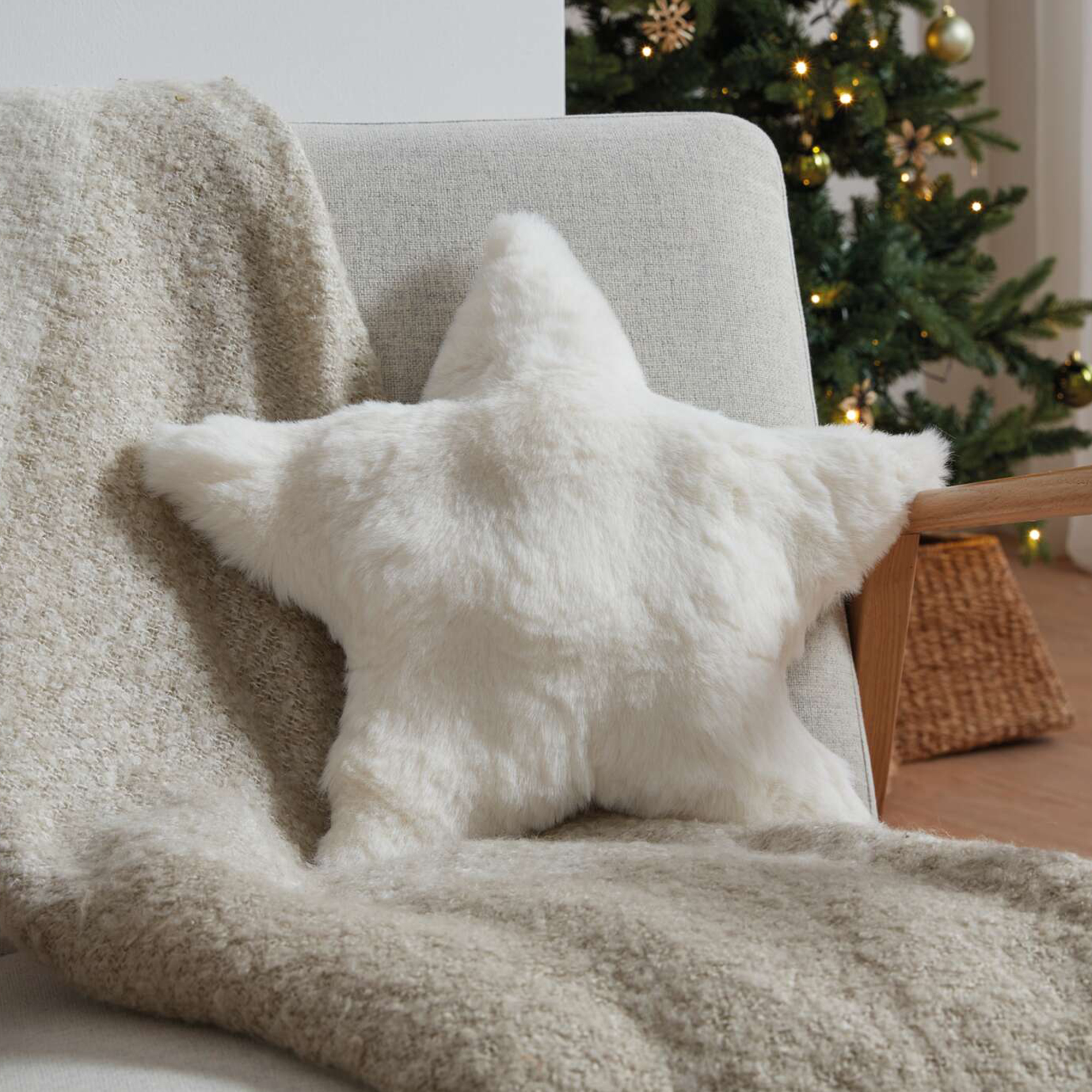 Dekokissen "Kuschelstern"  im Frank Flechtwaren Online Shop für Kissen &amp; Kissenhüllen kaufen