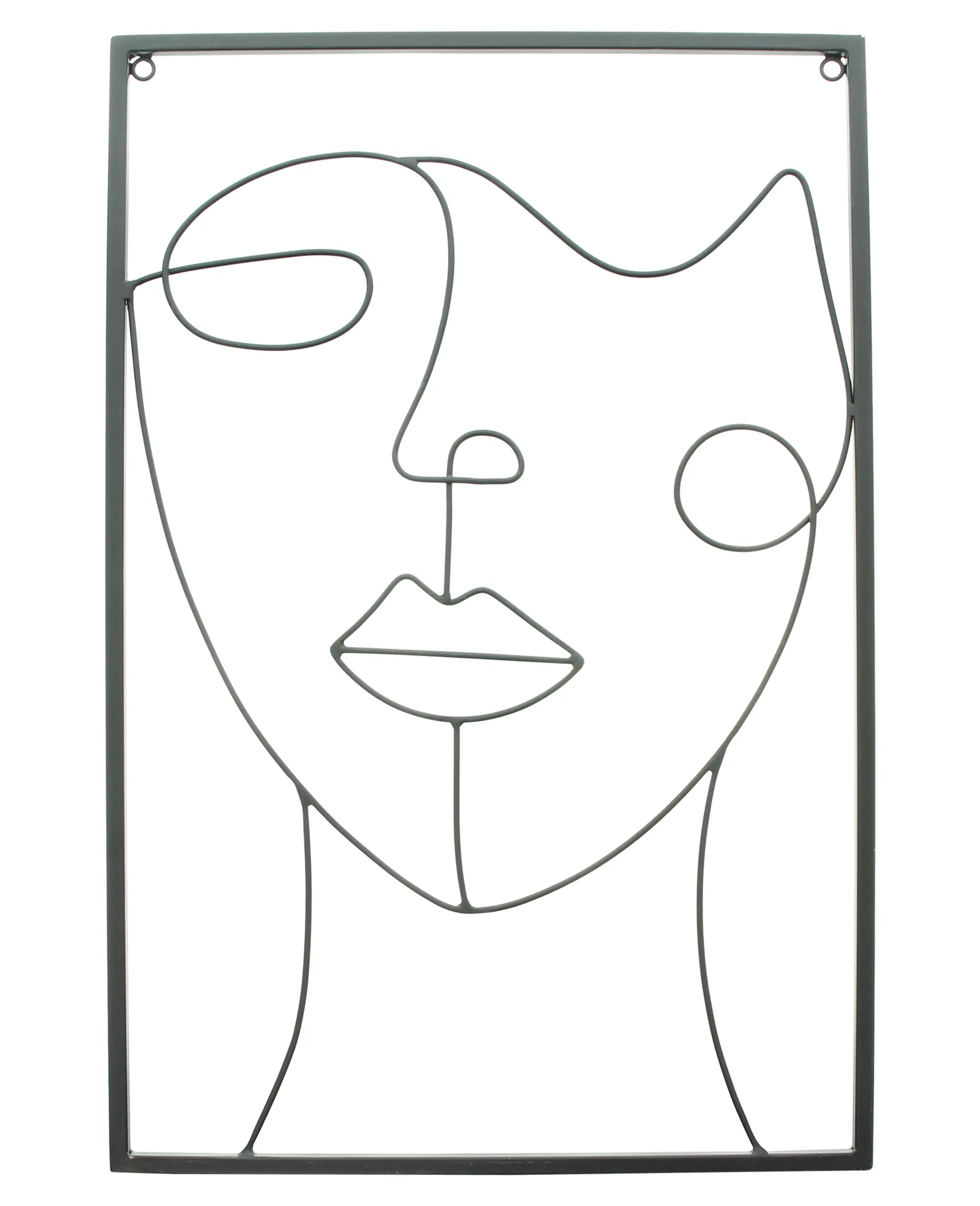 Metallbild "Madame"  im Frank Flechtwaren Online Shop für Wanddeko kaufen
