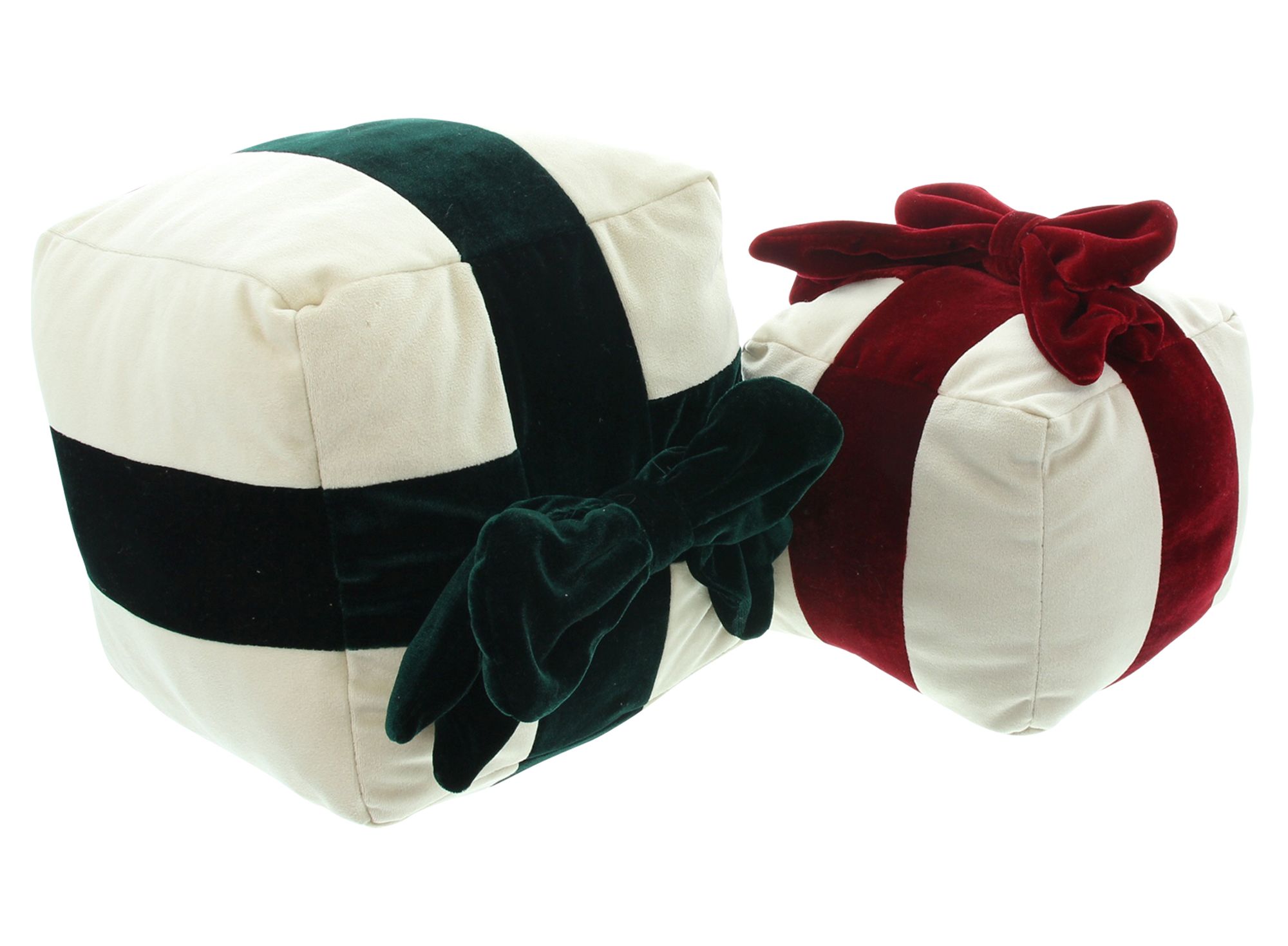 Deko-Kissen "Geschenk", 2er Set  im Frank Flechtwaren Online Shop für Weihnachtliche Kissen &amp; Kissenhüllen kaufen