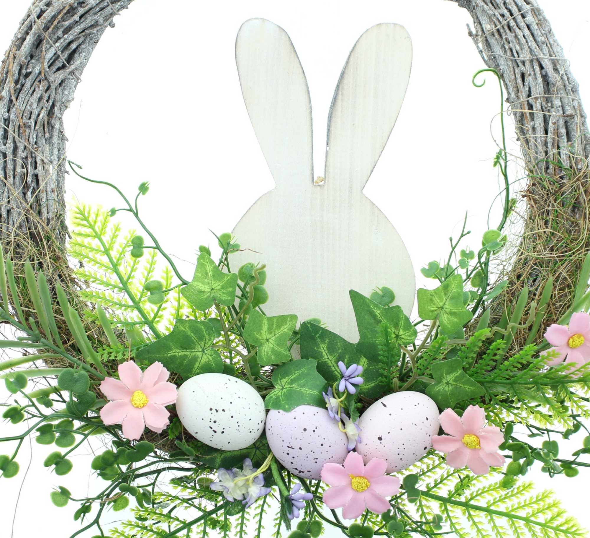 Kranz "Holzhäschen" im Frank Flechtwaren Online Shop für Ostern kaufen Kranz "Holzhäschen" im Frank Flechtwaren Online Shop für Ostern kaufen