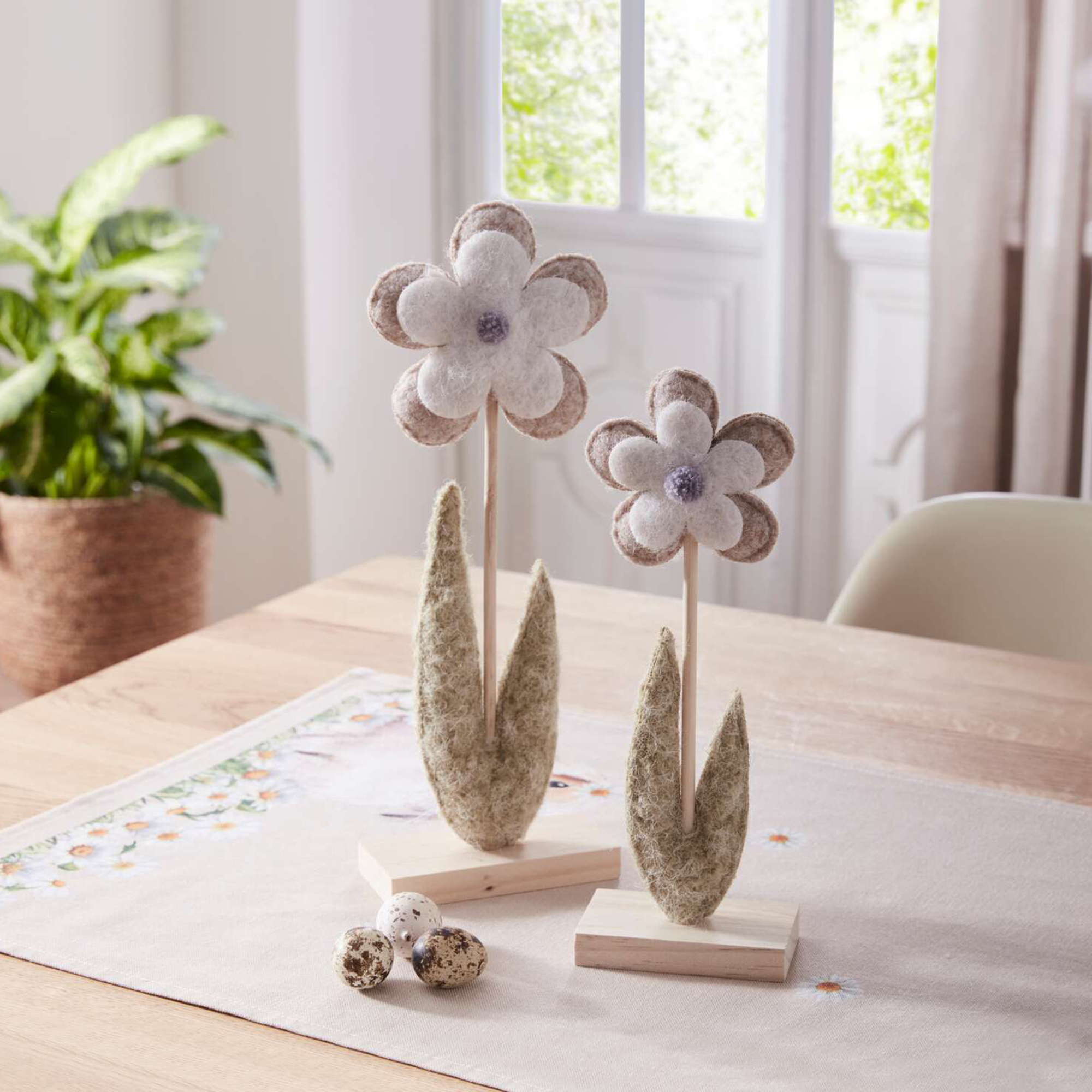 Dekoblume "Soft", 2er Set  im Frank Flechtwaren Online Shop kaufen