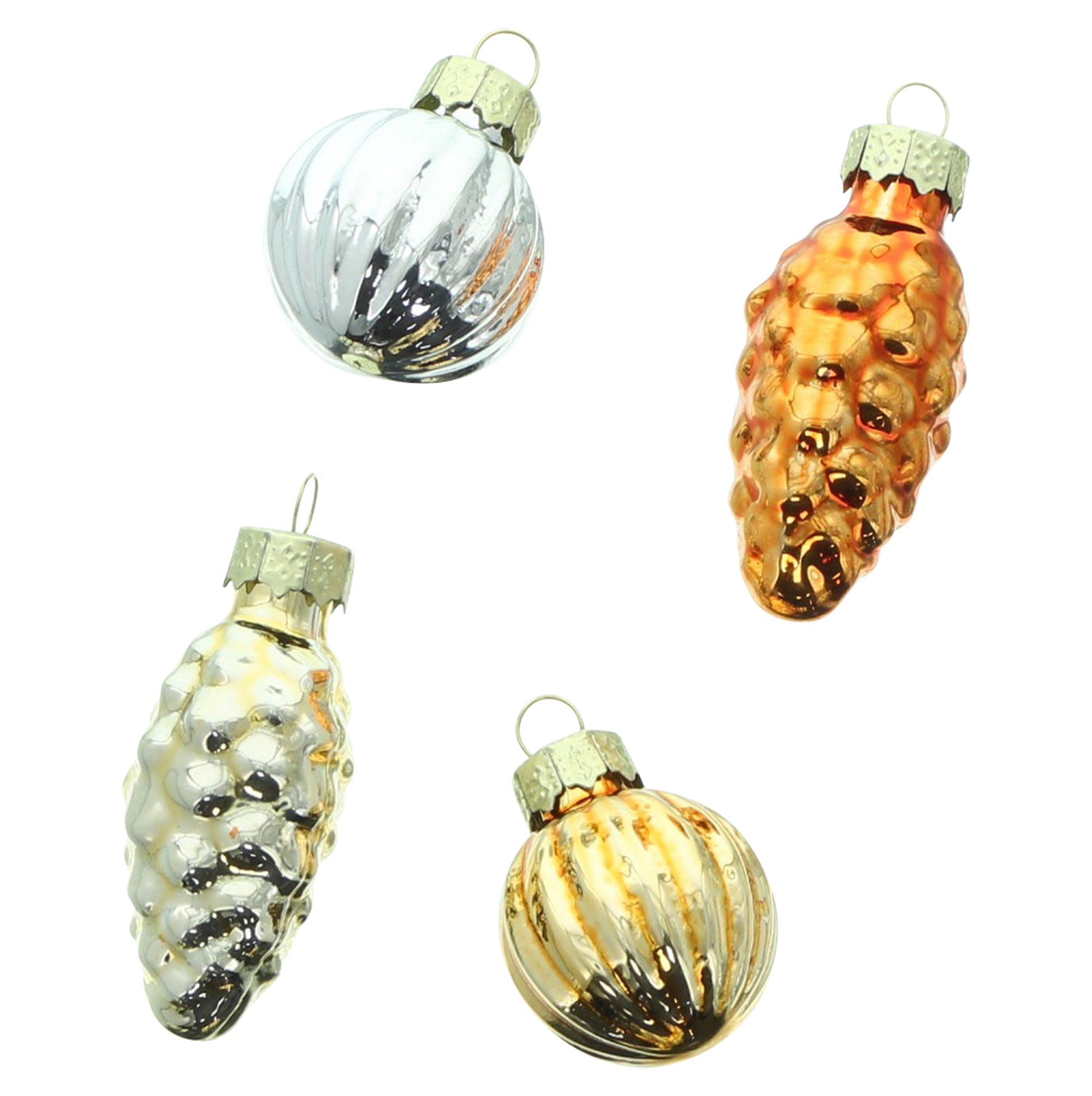 Christbaumschmuck "Zapfen &amp; Kugeln", 27er Set  im Frank Flechtwaren Online Shop für Dekohänger  kaufen