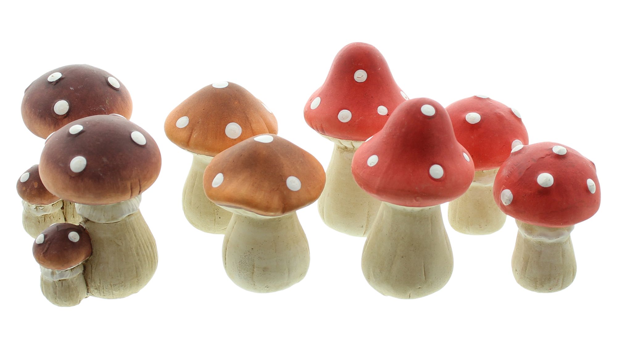 Fliegenpilz "Petit", 8er Set im Frank Flechtwaren Online Shop für Herbst kaufen Fliegenpilz "Petit", 8er Set im Frank Flechtwaren Online Shop für Herbst kaufen