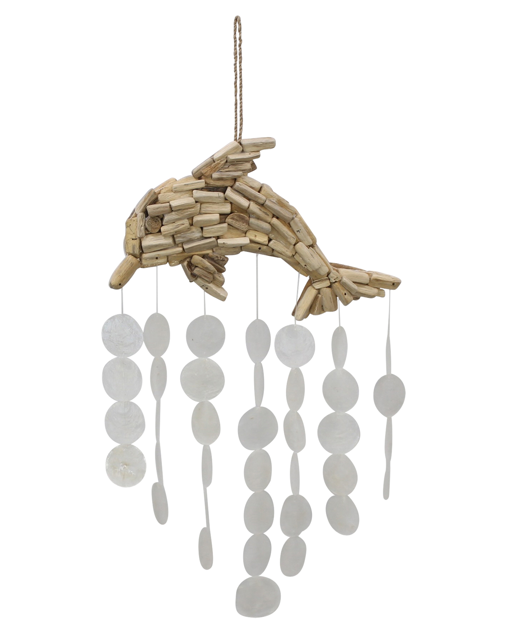 Delfinhänger "Capiz"  im Frank Flechtwaren Online Shop für Gerade eingetroffen kaufen