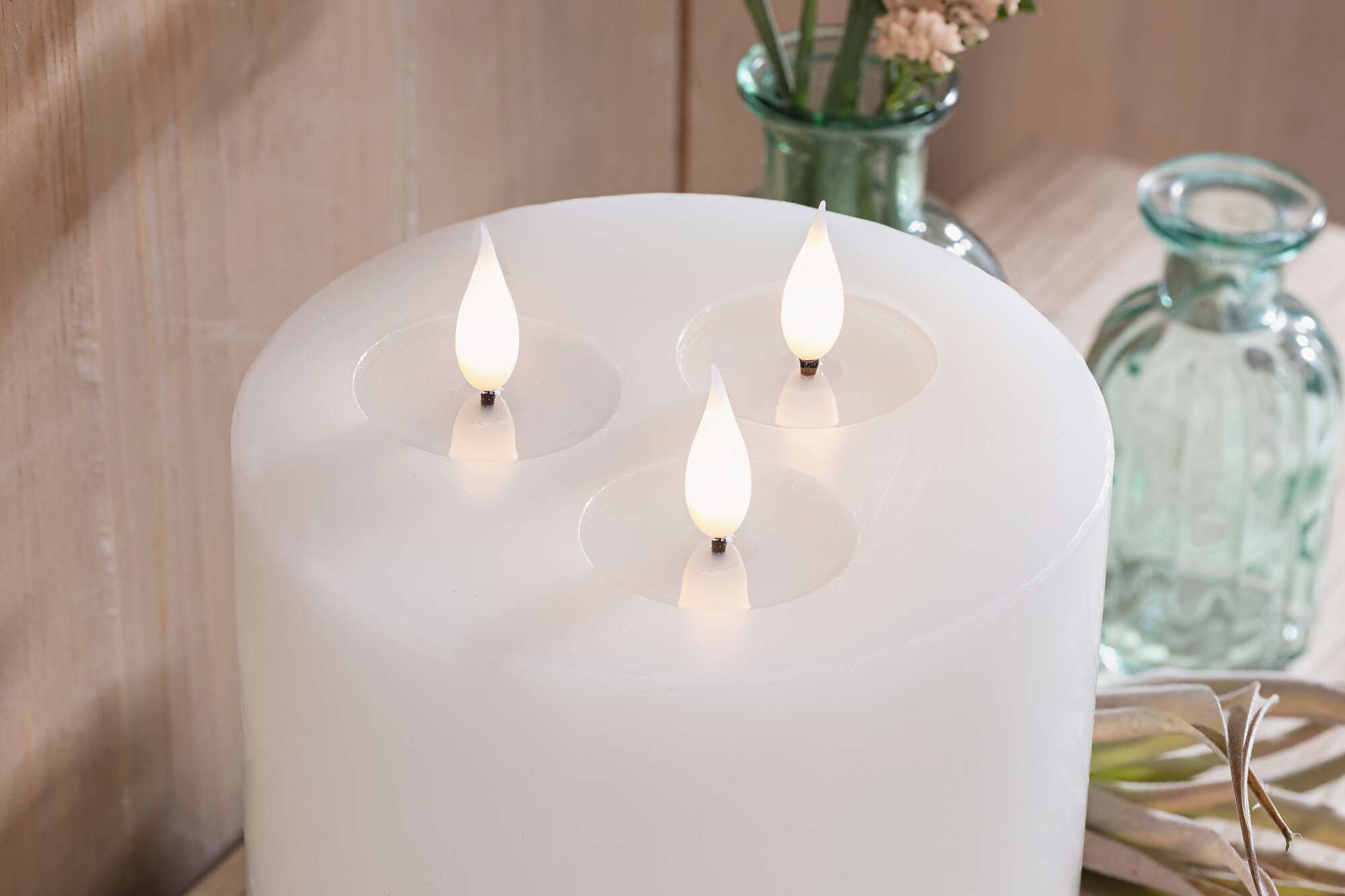 3-Docht-Kerze "Classic" im Frank Flechtwaren Online Shop für Ostern kaufen 3-Docht-Kerze "Classic" im Frank Flechtwaren Online Shop für Ostern kaufen