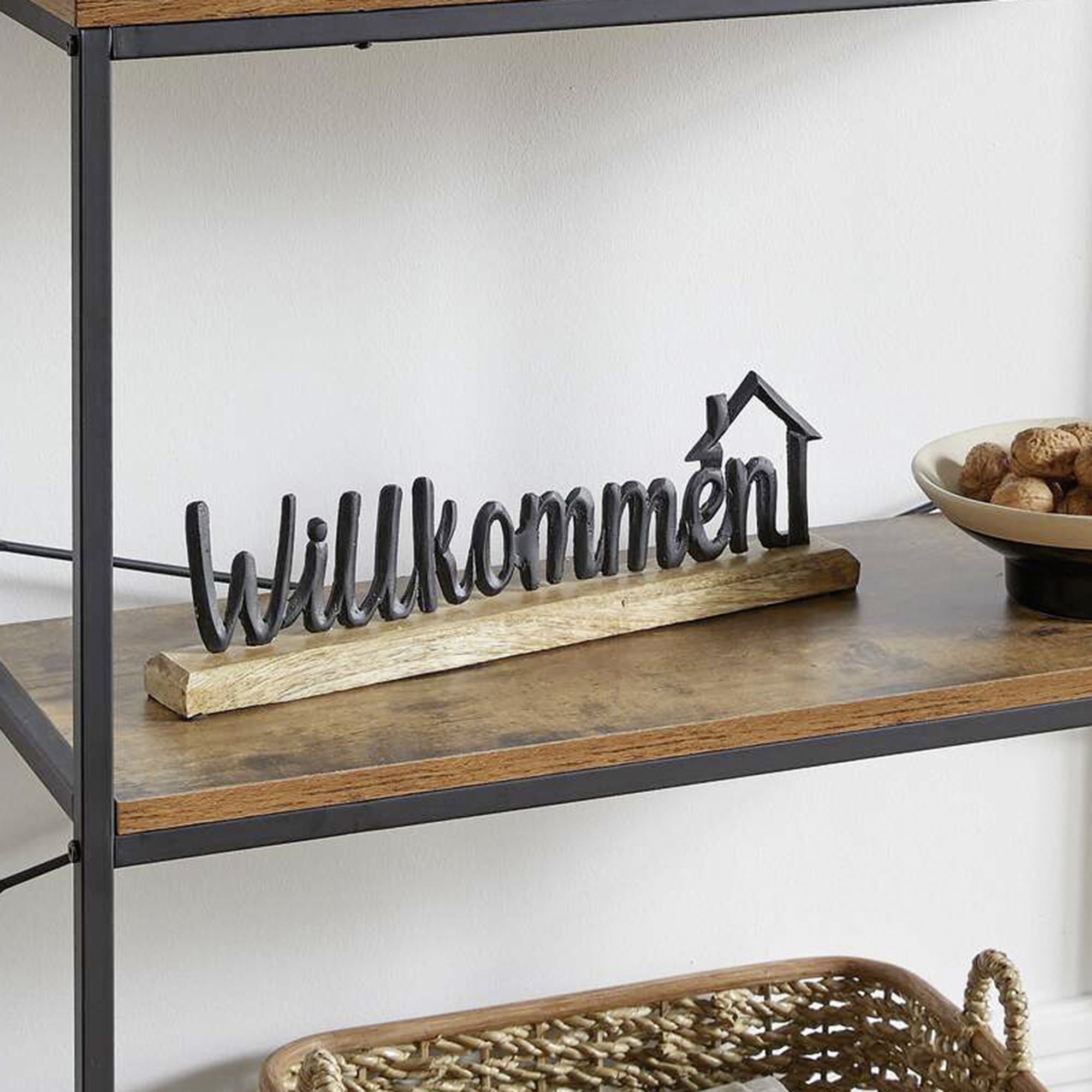 Schriftzug "Willkommen"  im Frank Flechtwaren Online Shop kaufen