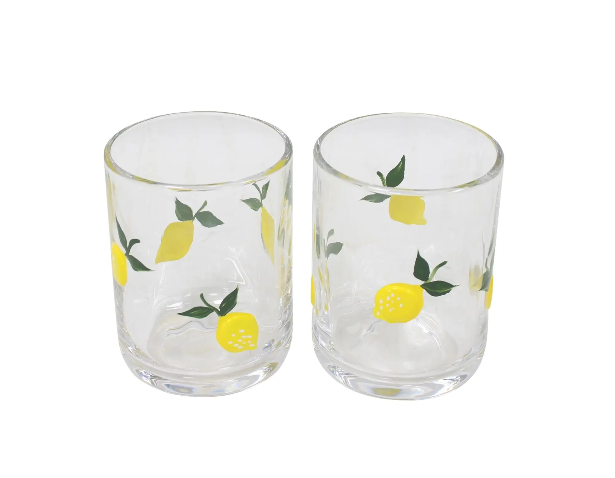 Glas "Zitrone", 2er Set  im Frank Flechtwaren Online Shop kaufen