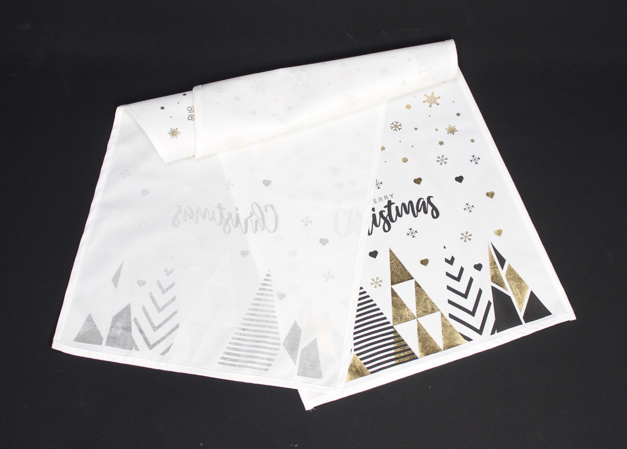 Tischläufer "Black'n'Gold"  im Frank Flechtwaren Online Shop für Tischläufer kaufen