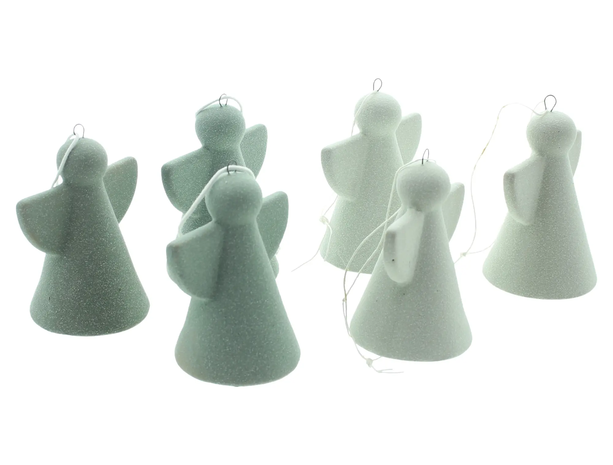 Engelhänger "Green", 6er Set  im Frank Flechtwaren Online Shop für Gerade eingetroffen kaufen