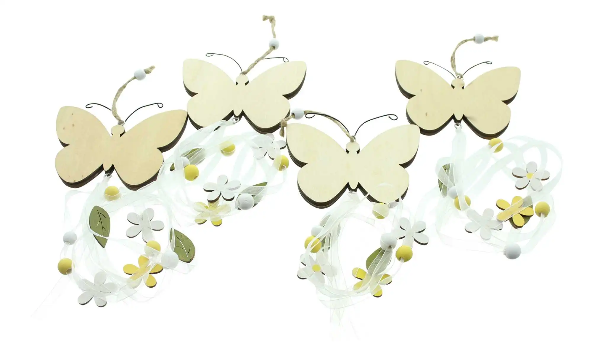 Hänger "Schmetterling", 4er Set im Frank Flechtwaren Online Shop für Ostern kaufen Hänger "Schmetterling", 4er Set im Frank Flechtwaren Online Shop für Ostern kaufen