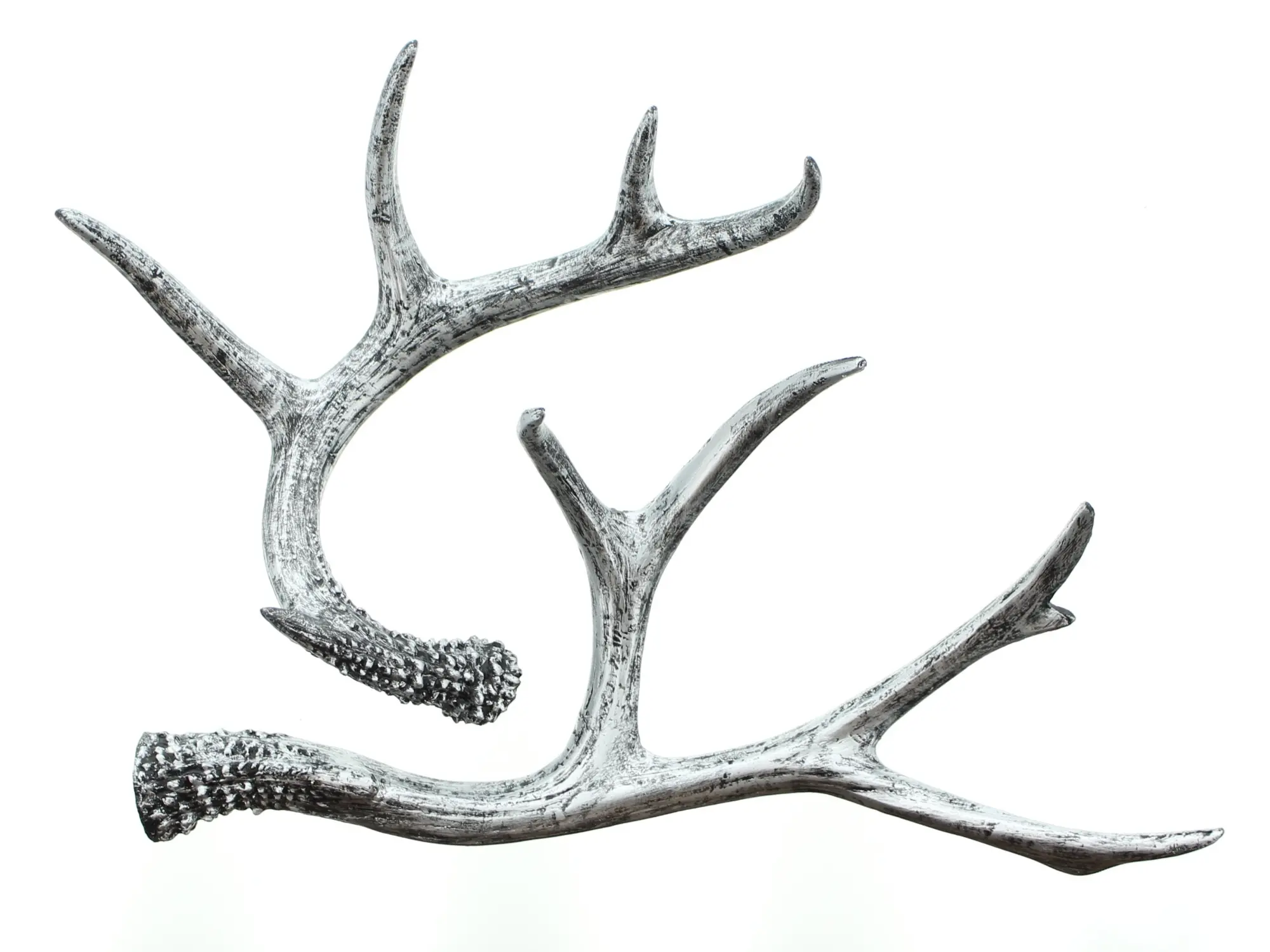 Geweih "Silber", 2er Set im Frank Flechtwaren Online Shop für Ostern kaufen Geweih "Silber", 2er Set im Frank Flechtwaren Online Shop für Ostern kaufen
