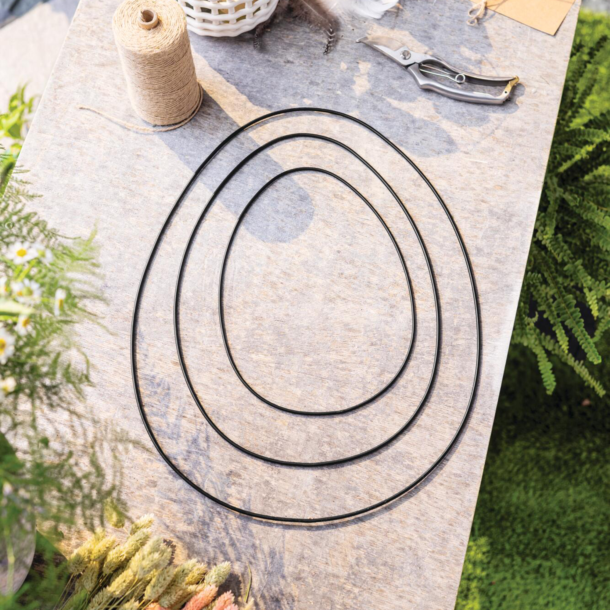 Dekoring "Ei", 3er Set  im Frank Flechtwaren Online Shop kaufen