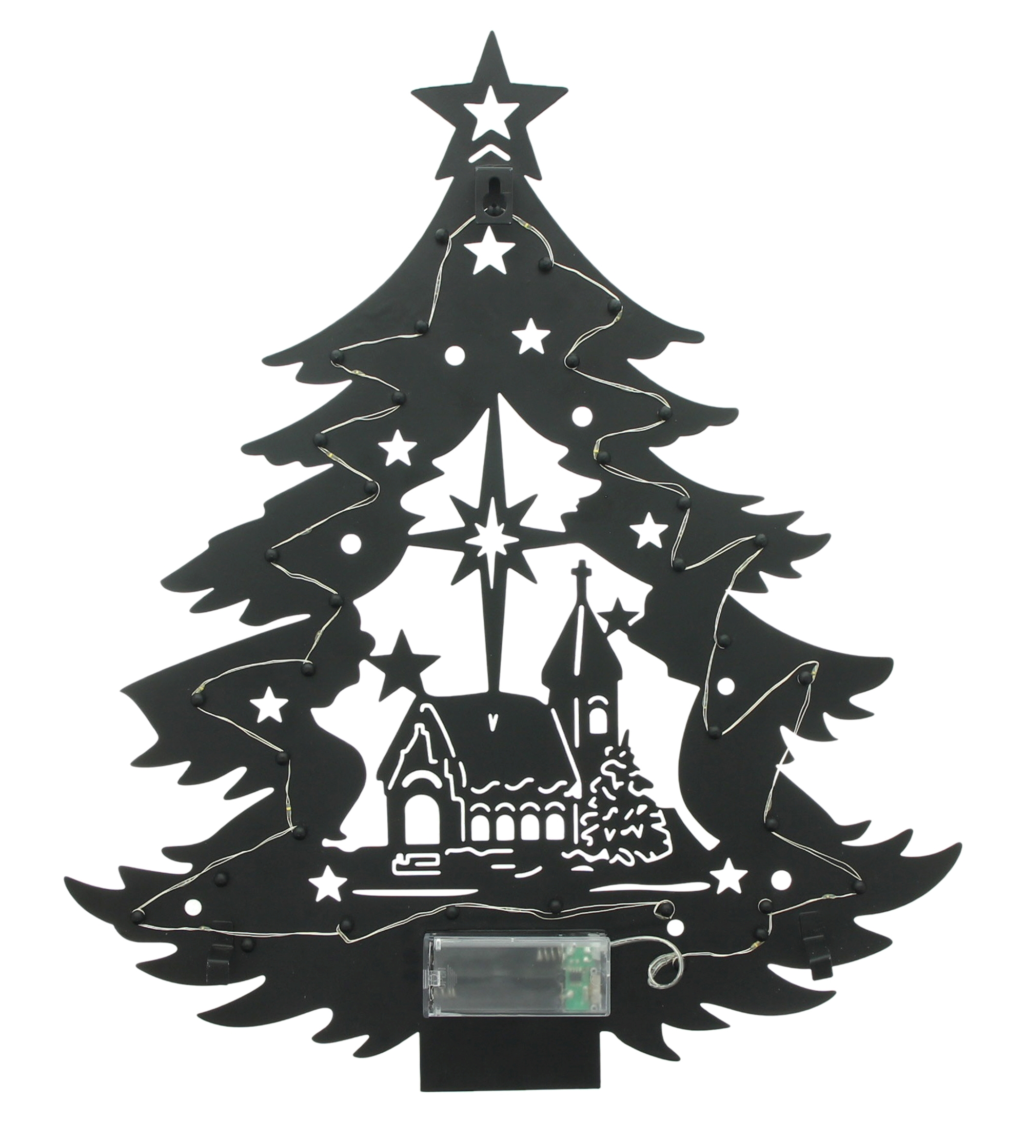 LED-Wanddeko "Weihnachtsbaum"  im Frank Flechtwaren Online Shop für Tannenbäume kaufen