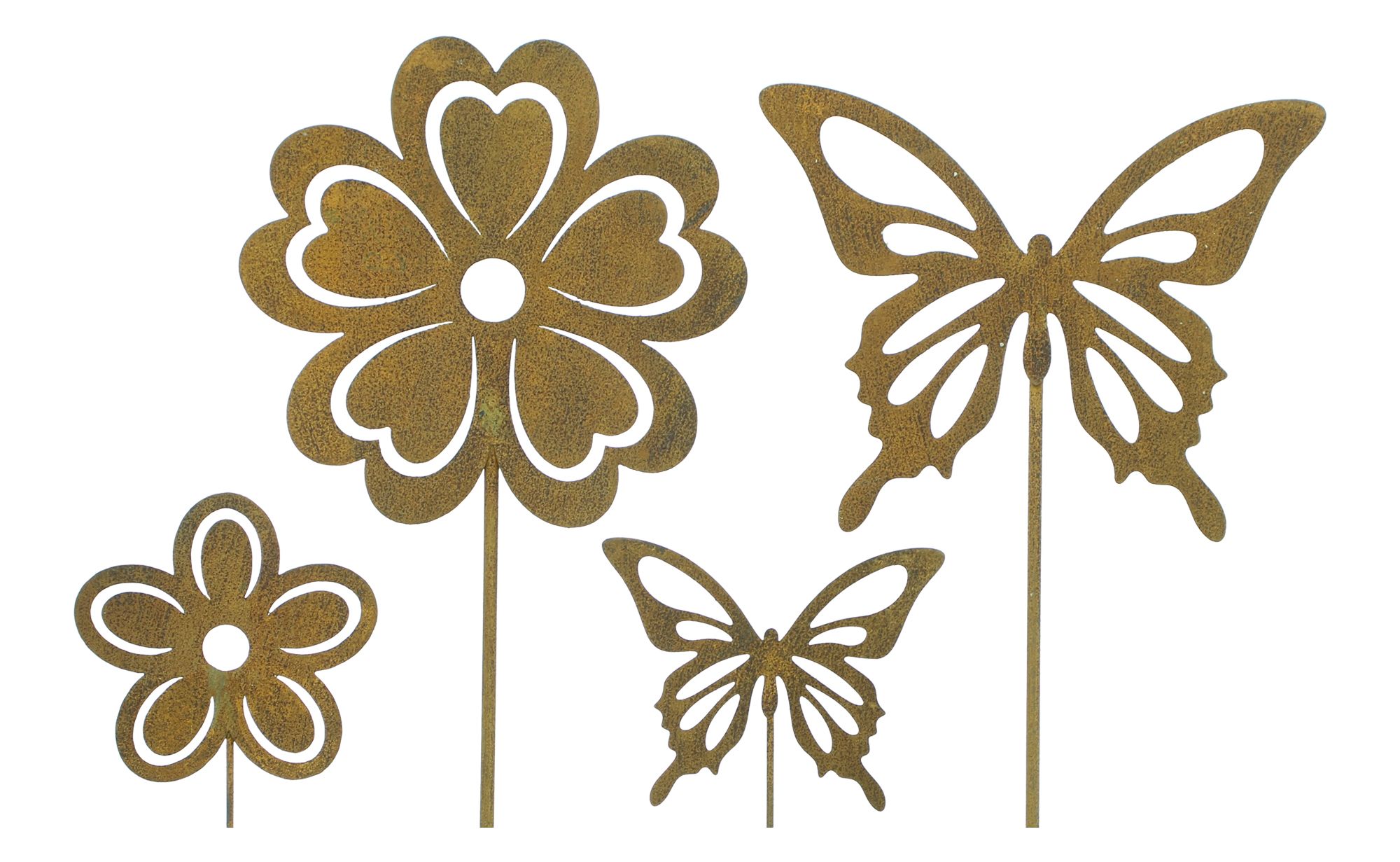 Stecker "Blume & Schmetterling", 4er Set im Frank Flechtwaren Online Shop für Ostern kaufen Stecker "Blume & Schmetterling", 4er Set im Frank Flechtwaren Online Shop für Ostern kaufen