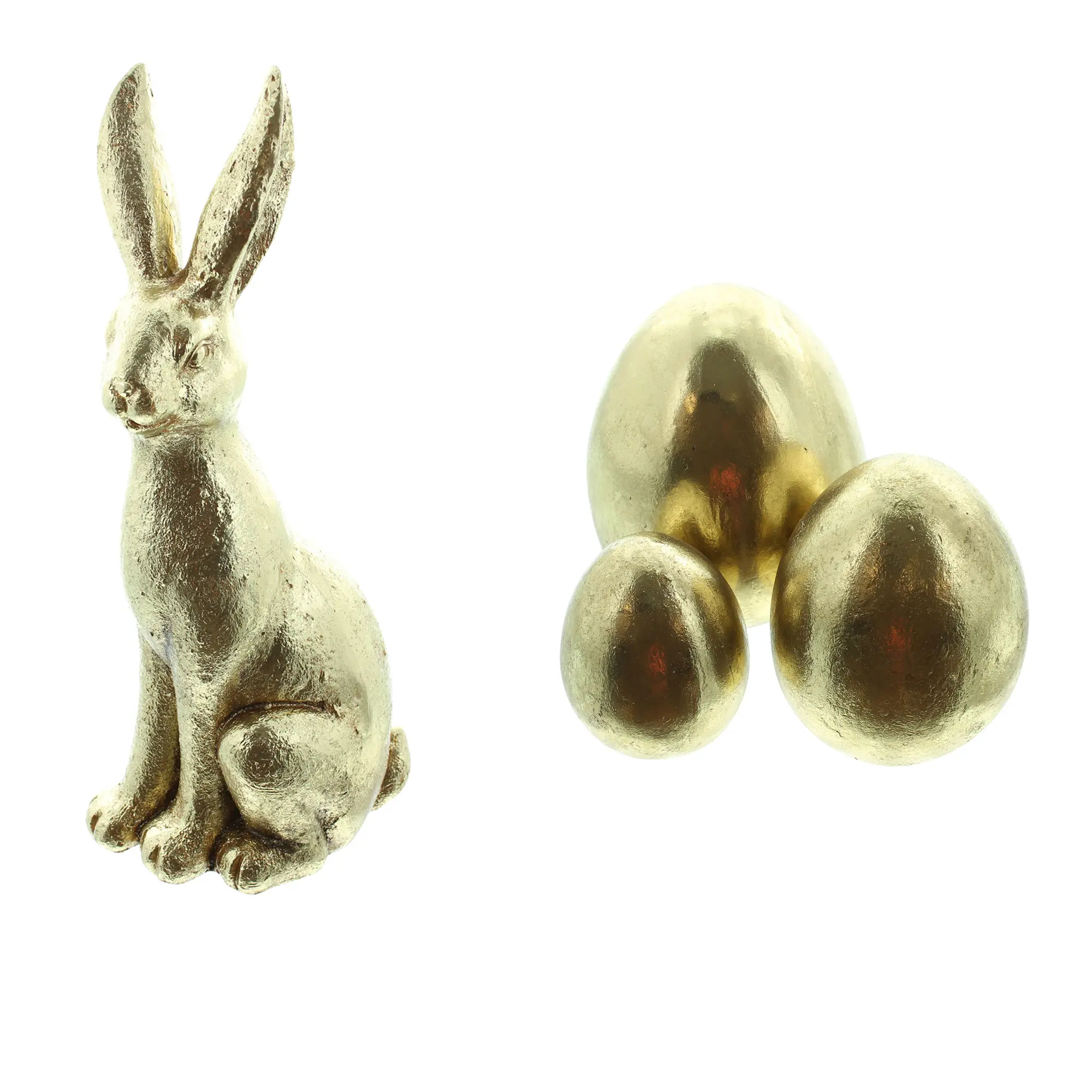 Oster-Set "Gold", 4tlg.  im Frank Flechtwaren Online Shop für Ostern kaufen