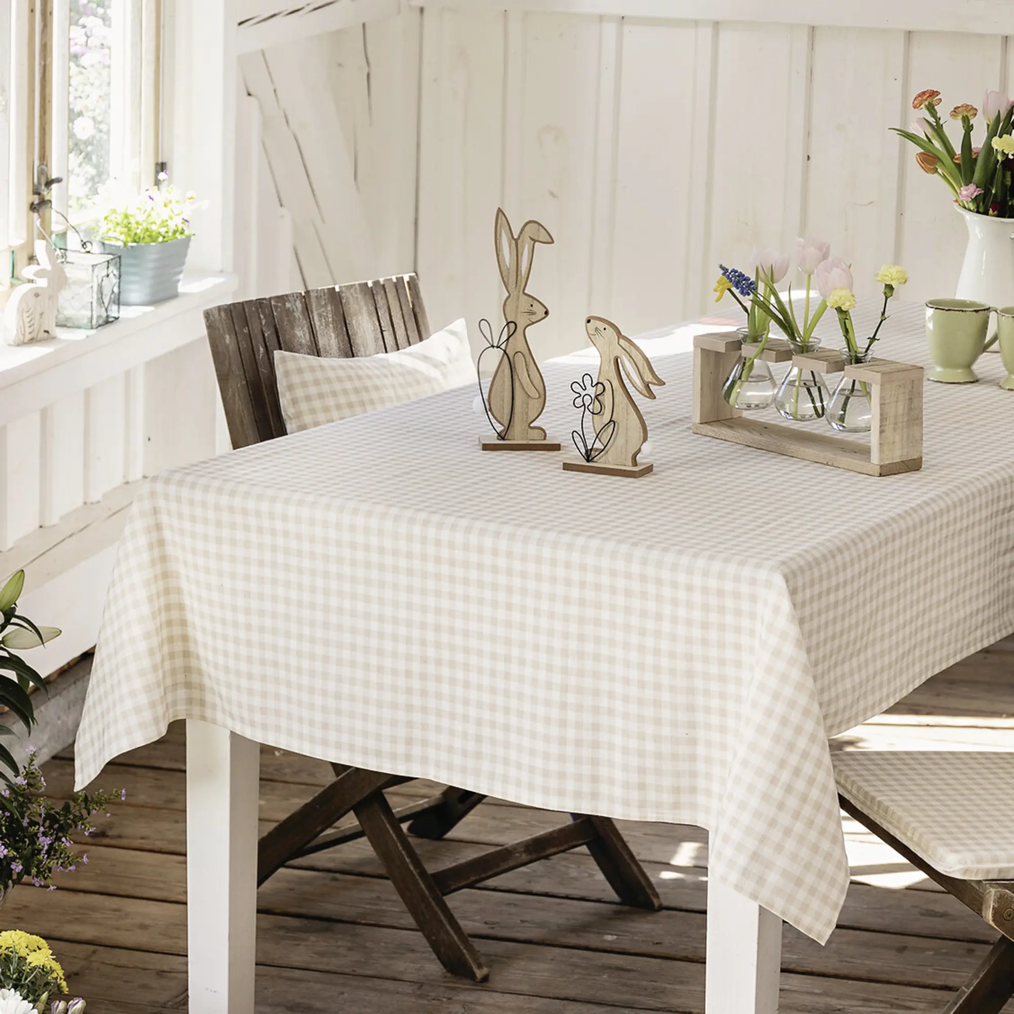 Tafeldecke "Maison naturelle" im Frank Flechtwaren Online Shop für Ostern kaufen Tafeldecke "Maison naturelle" im Frank Flechtwaren Online Shop für Ostern kaufen