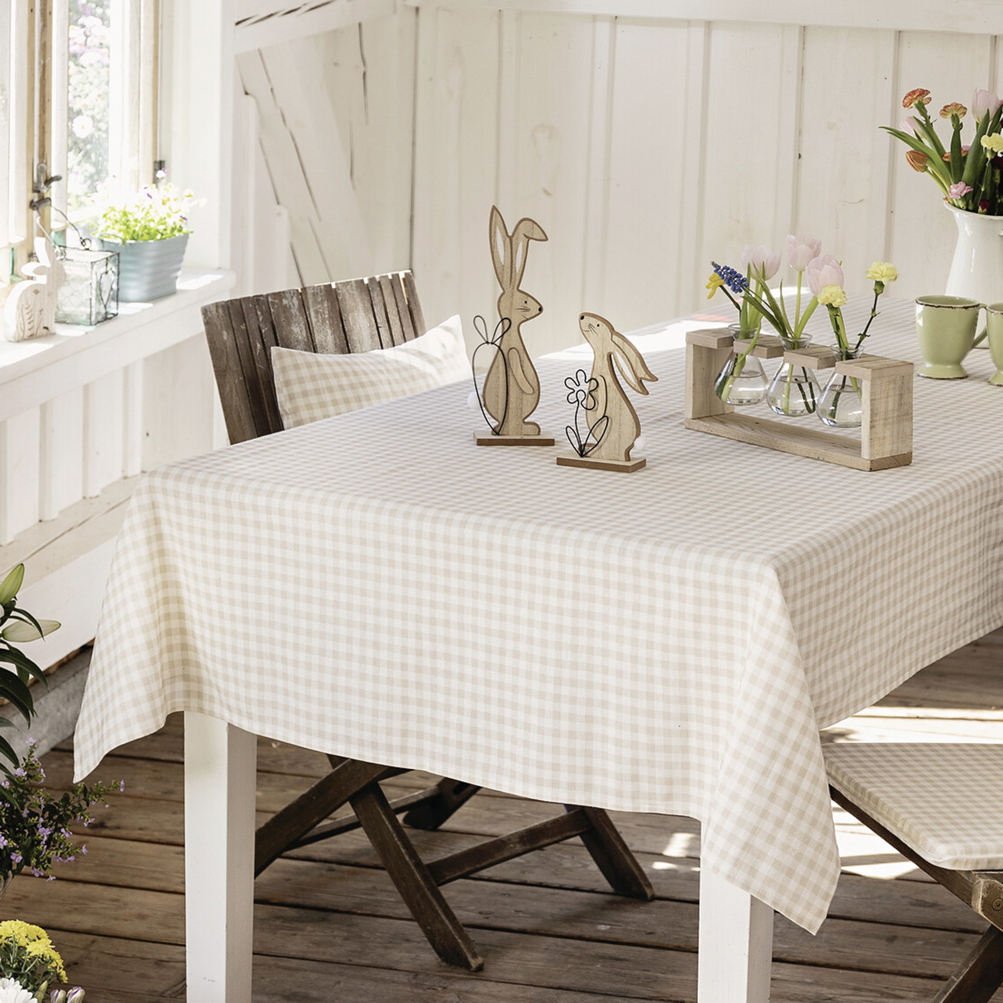 Tafeldecke "Maison naturelle"  im Frank Flechtwaren Online Shop kaufen