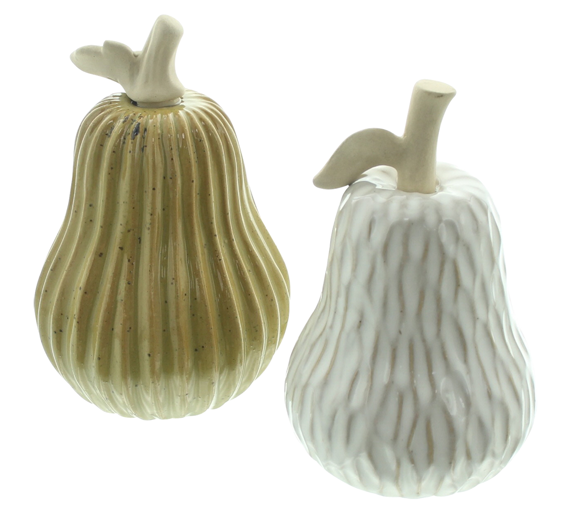 Dekokürbis "Struktur", 2er Set  im Frank Flechtwaren Online Shop für Titelserie Herbst/Winter kaufen