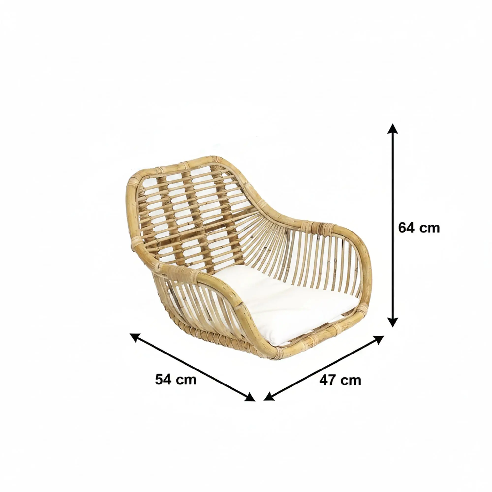 Korbhängesessel "Rattan"  im Frank Flechtwaren Online Shop für Flechtmöbel kaufen