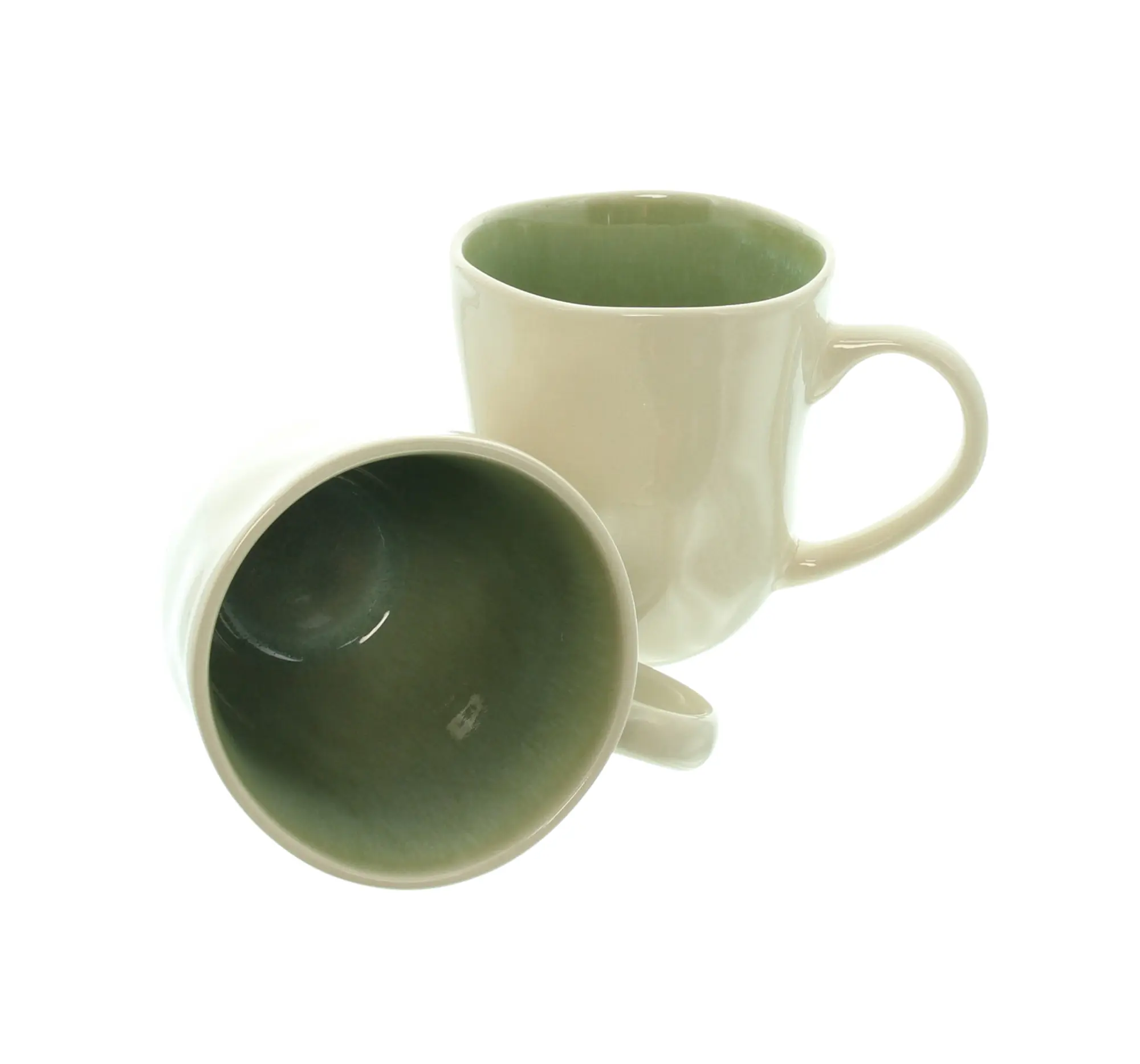 Tasse "Organic", 2er Set  im Frank Flechtwaren Online Shop für Natur &amp; Grün kaufen