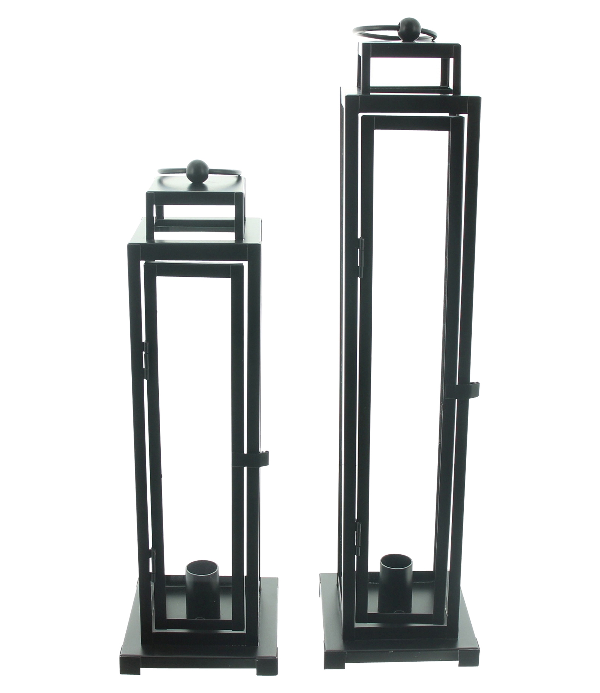 Laterne "Modern Black", 2er Set  im Frank Flechtwaren Online Shop kaufen