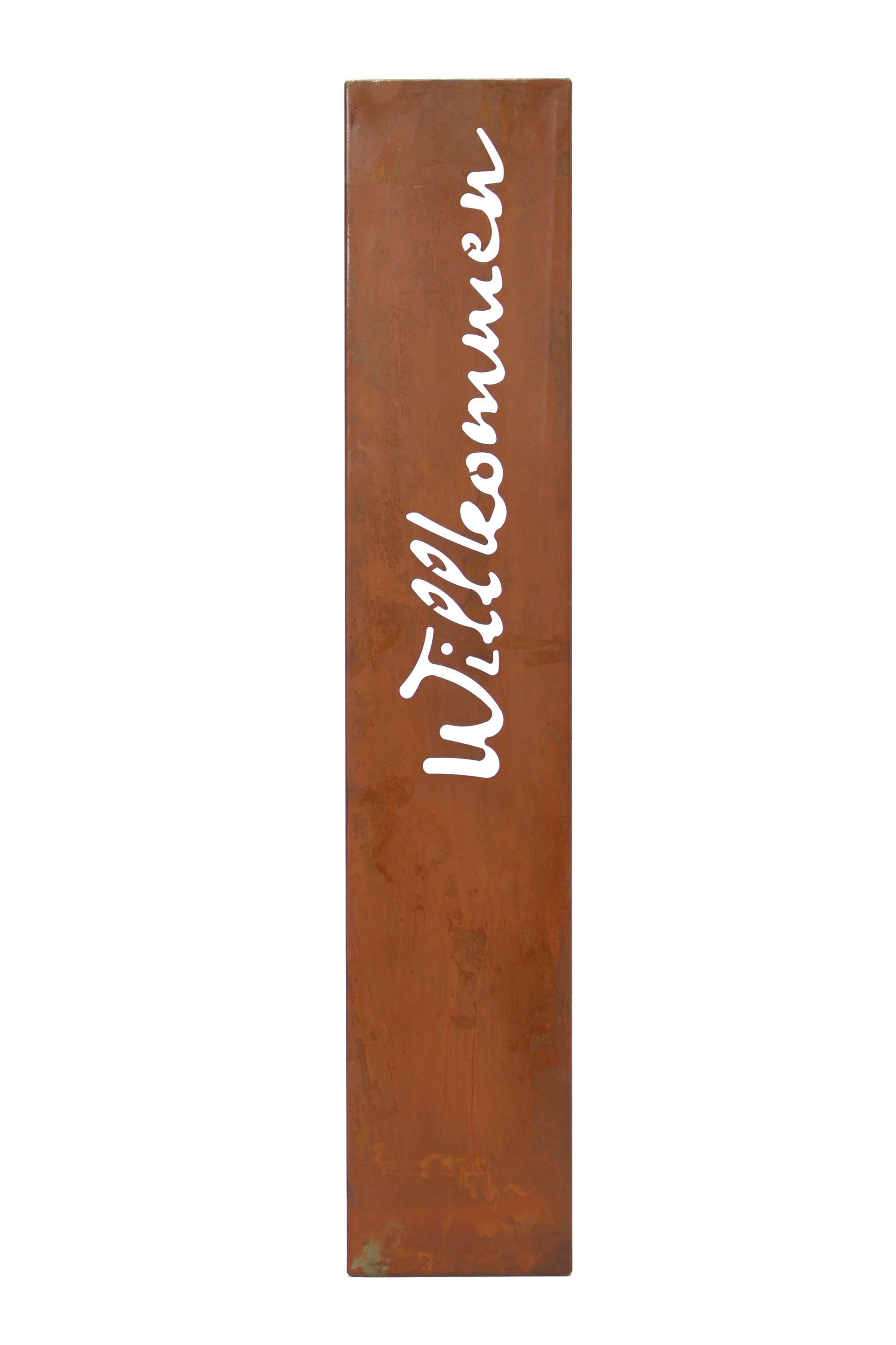Standschild "Willkommen" im Frank Flechtwaren Online Shop für Herbst kaufen Standschild "Willkommen" im Frank Flechtwaren Online Shop für Herbst kaufen
