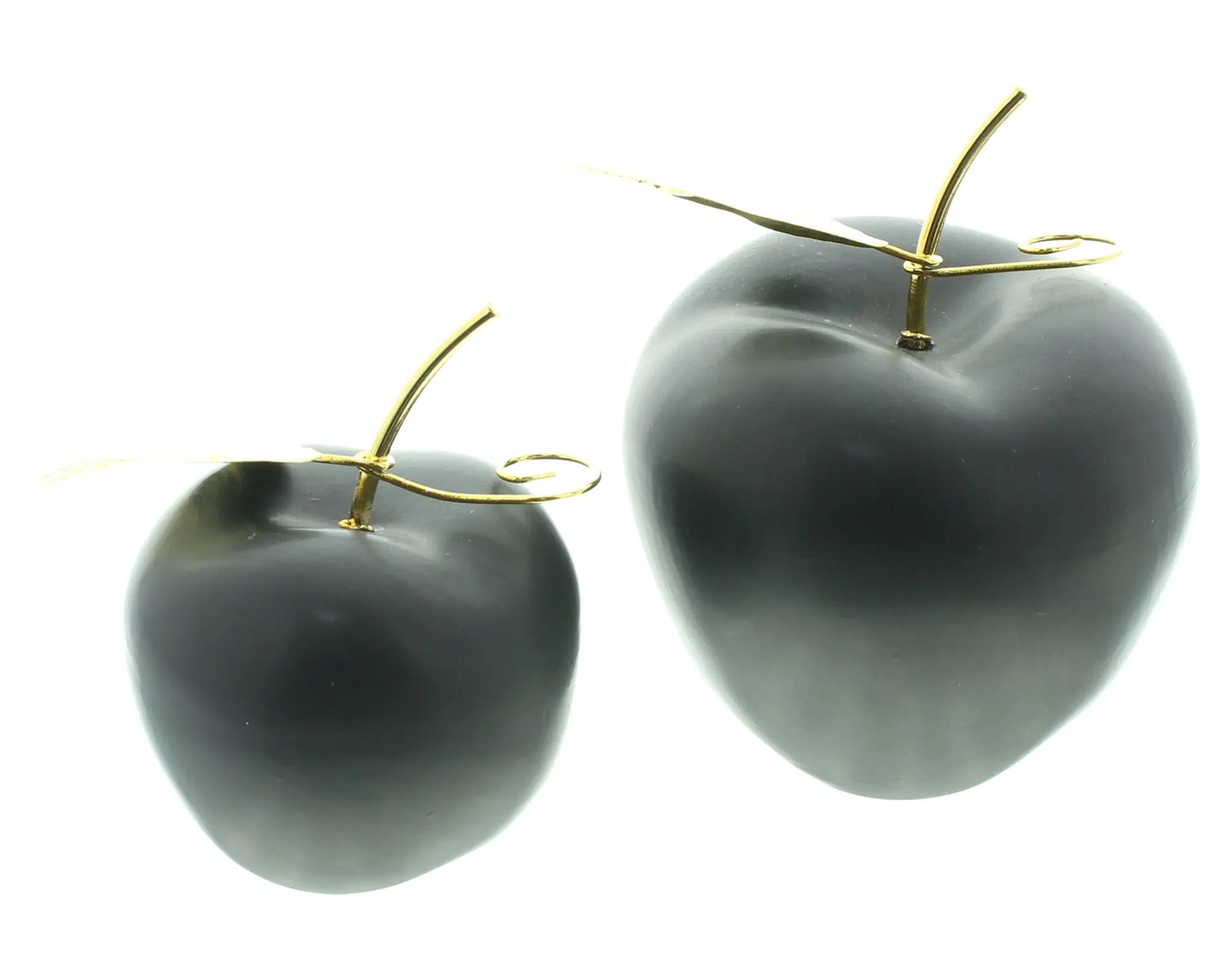 Apfel "Black", 2er Set  im Frank Flechtwaren Online Shop für Dekofiguren kaufen