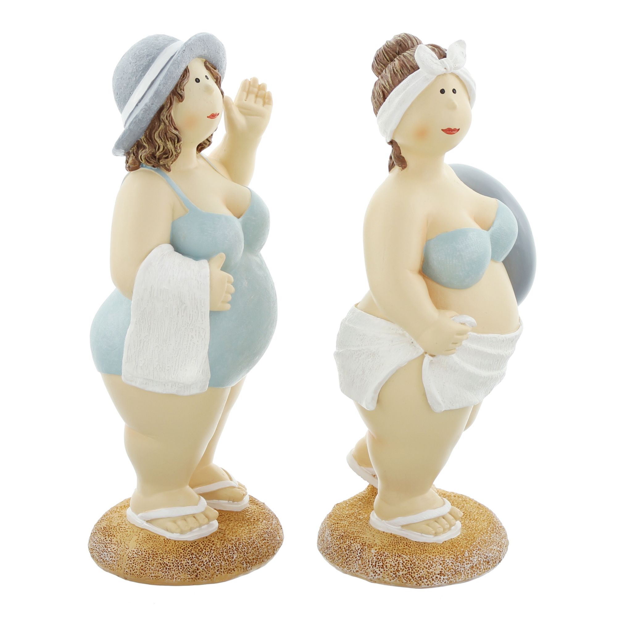 Figur "Stranddamen", 2er Set im Frank Flechtwaren Online Shop für Gartenfiguren kaufen Figur "Stranddamen", 2er Set im Frank Flechtwaren Online Shop für Gartenfiguren kaufen