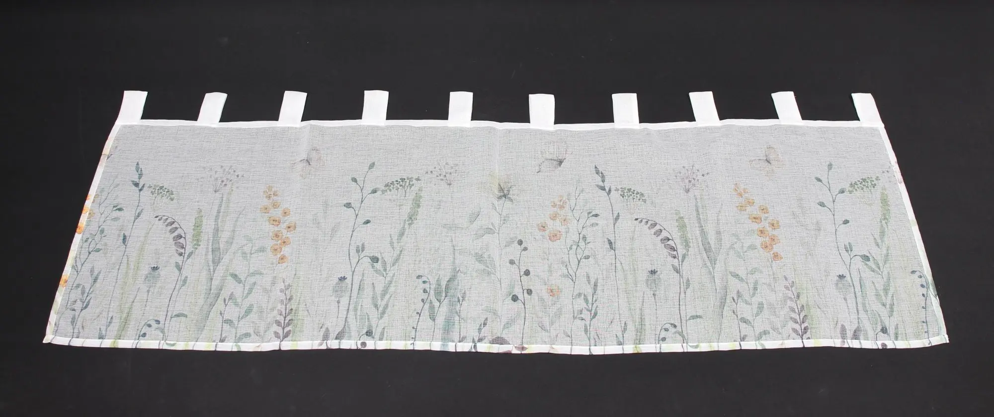 Fenstervorhang "Blumenwiese"  im Frank Flechtwaren Online Shop für Küche kaufen