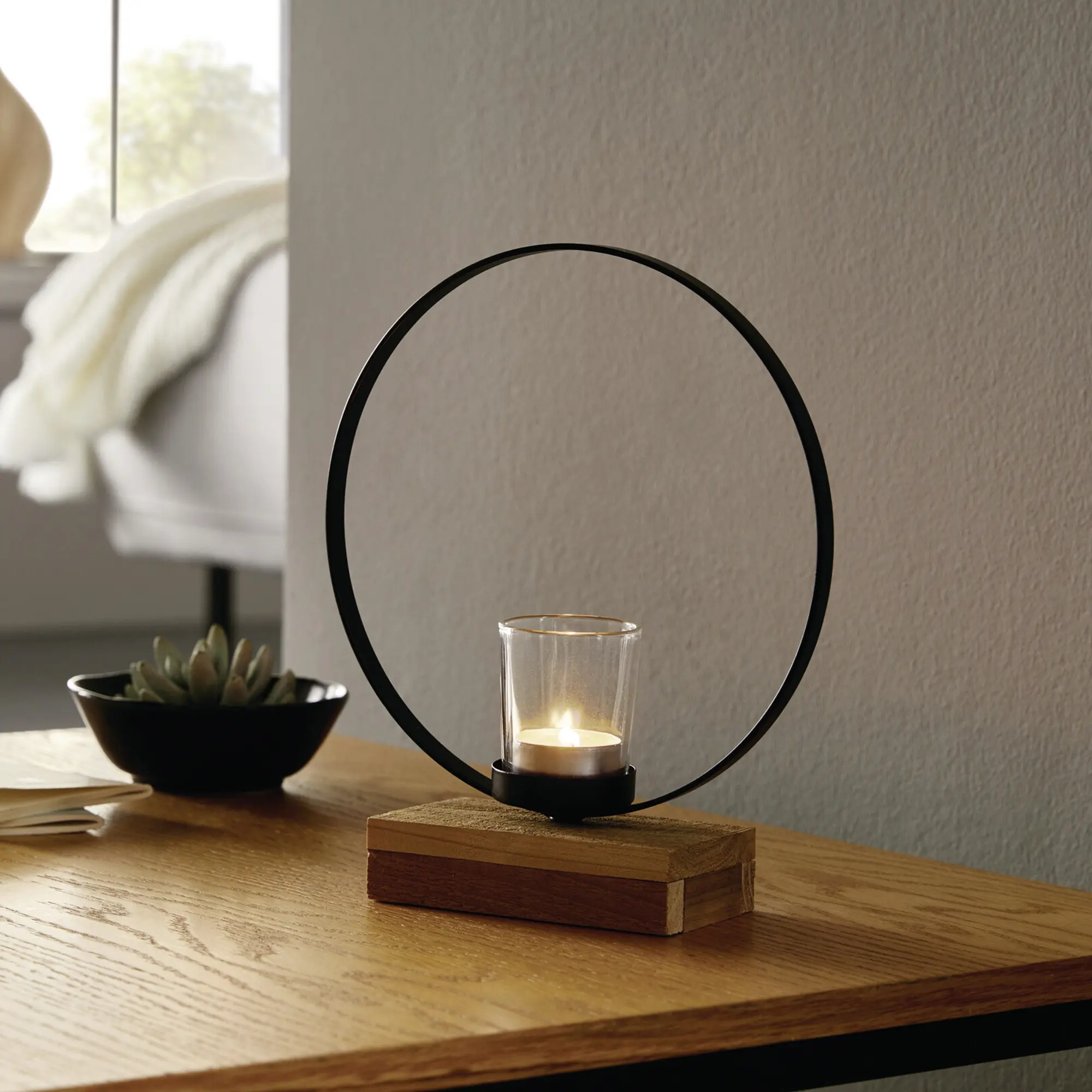 Windlicht "Ring"  im Frank Flechtwaren Online Shop kaufen