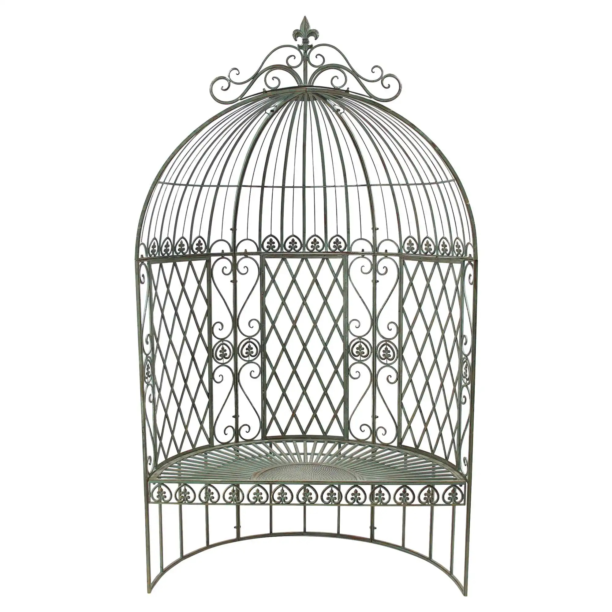 Baldachinbank "Ornamente"  im Frank Flechtwaren Online Shop für Sessel &amp; Stühle kaufen