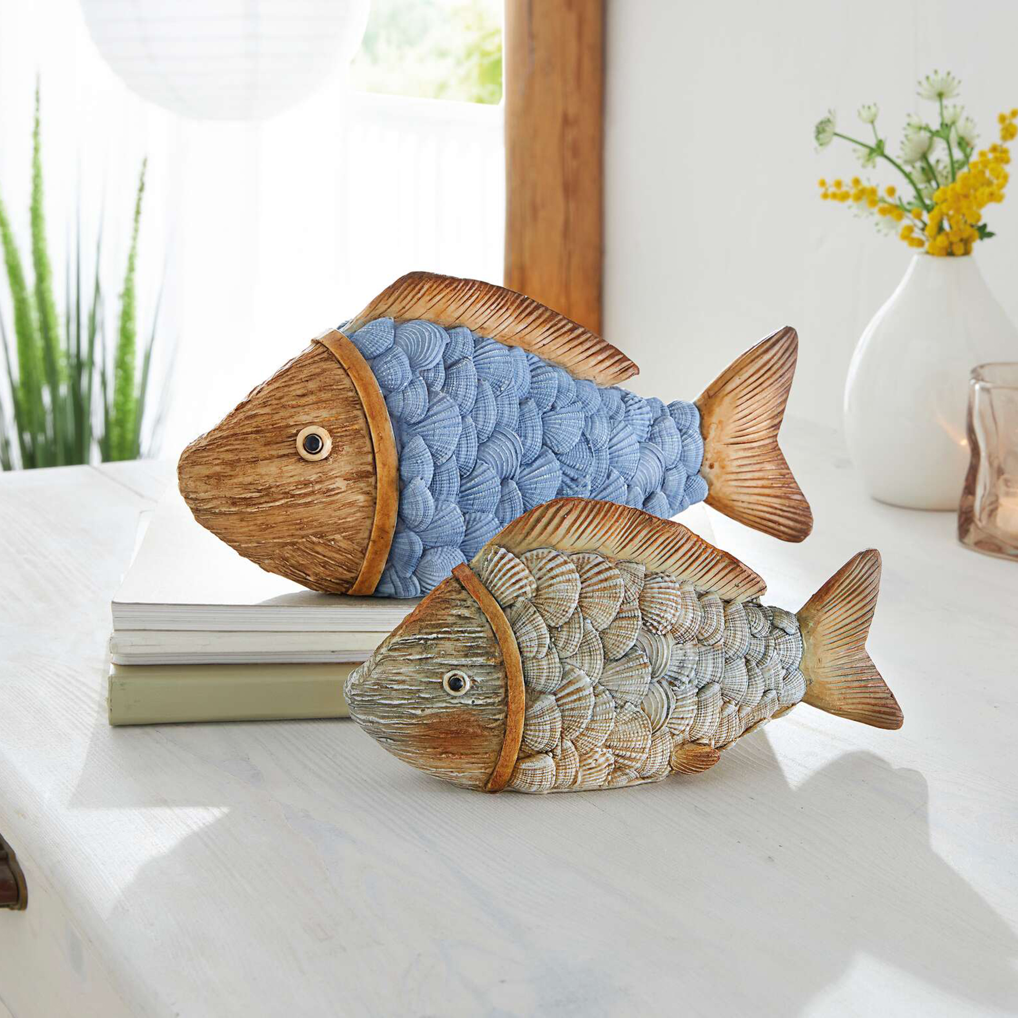 Figur "Fisch", 2er Set  im Frank Flechtwaren Online Shop kaufen