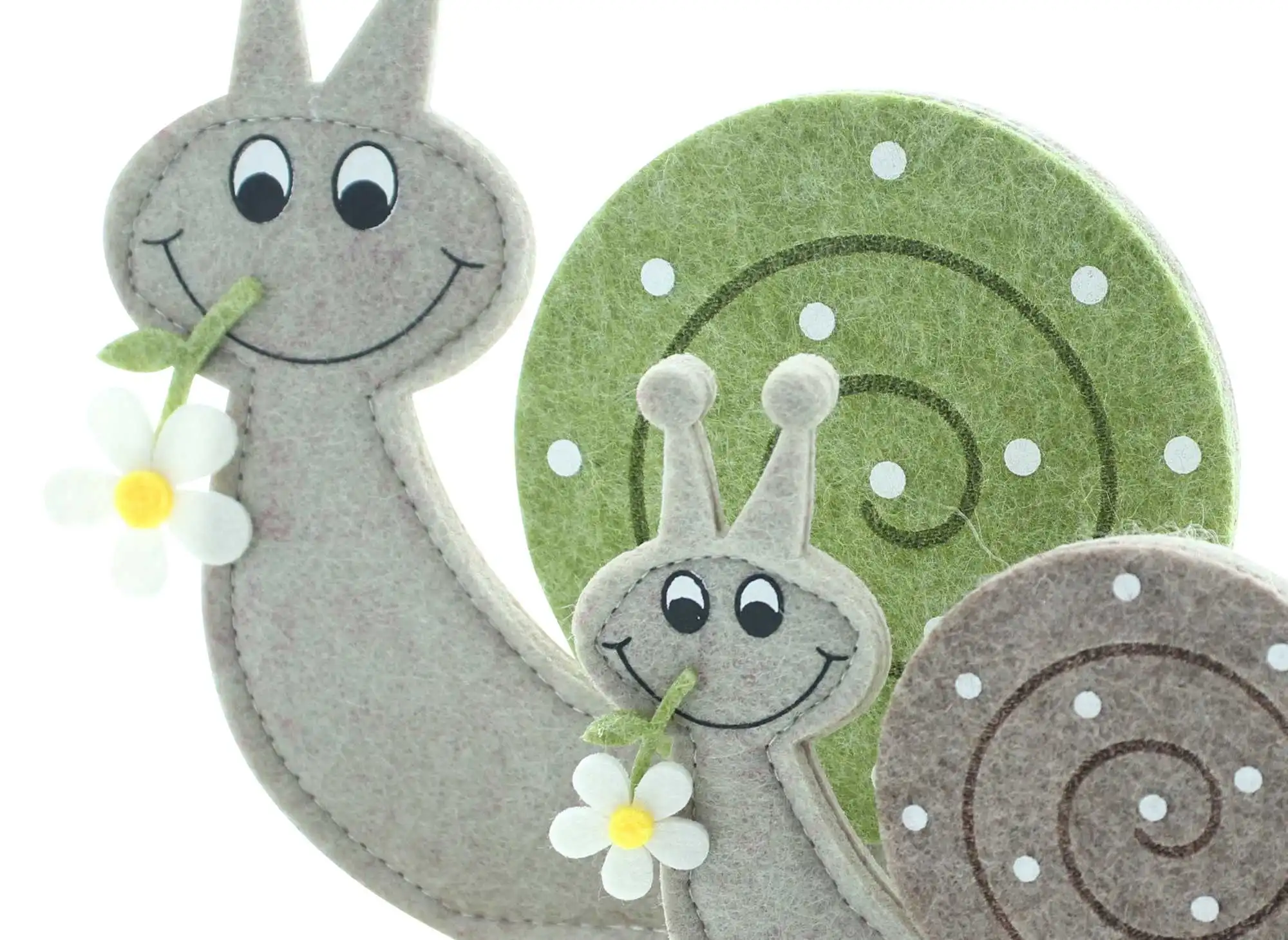 Schnecke "Lovely", 2er Set  im Frank Flechtwaren Online Shop für Ostern kaufen